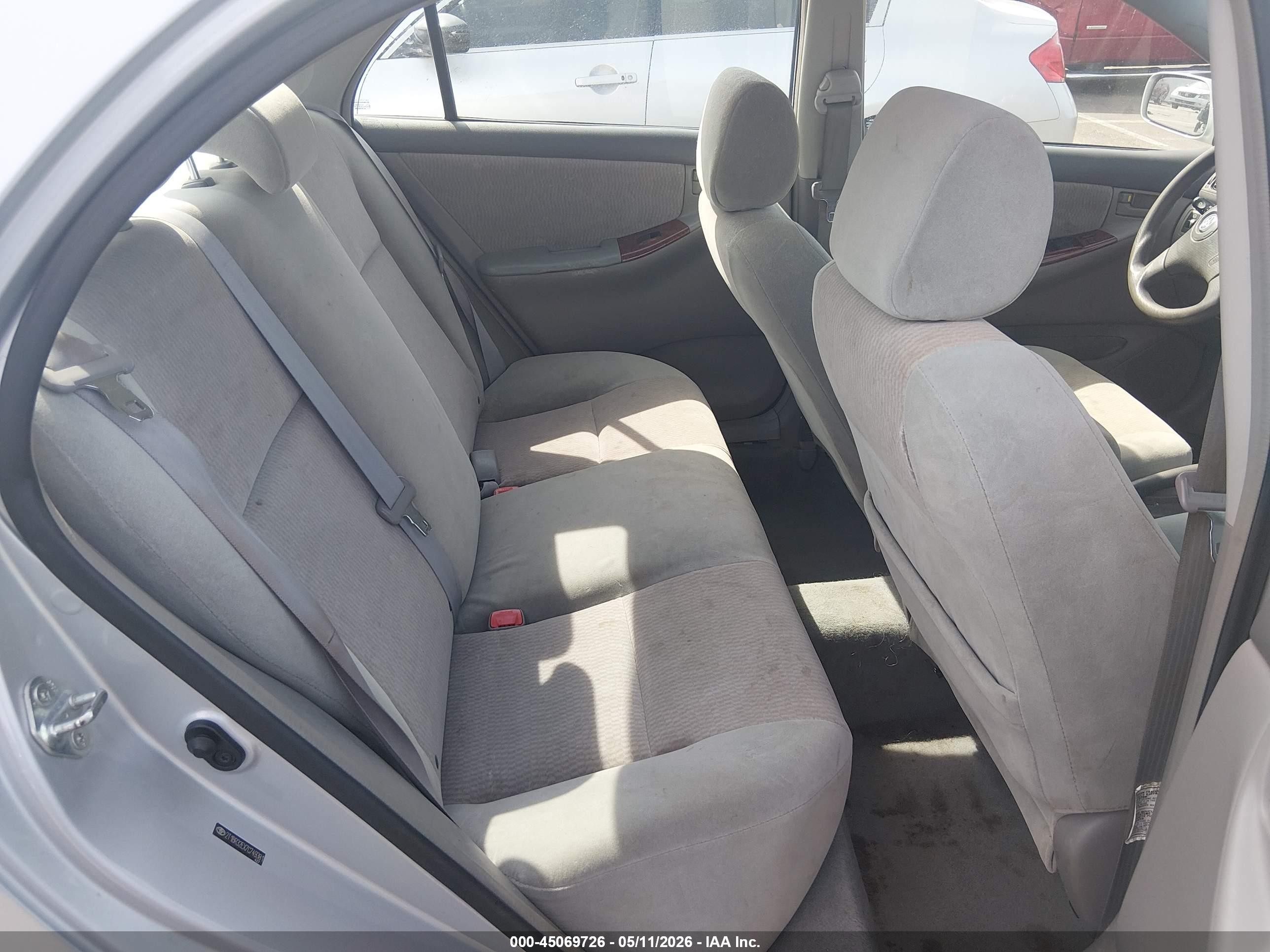 2007 Toyota Corolla Le Silver vin: 2T1BR32EX7C749381