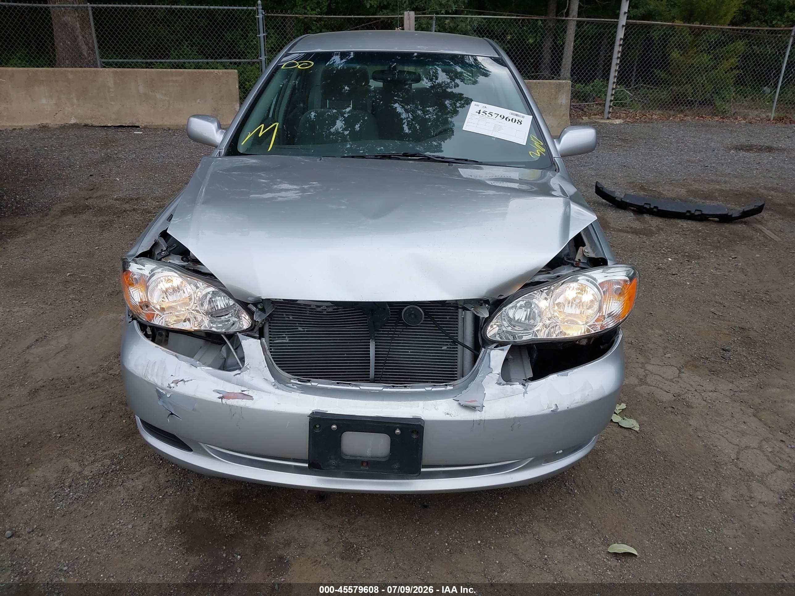 2007 Toyota Corolla Ce Silver vin: 2T1BR32EX7C754113