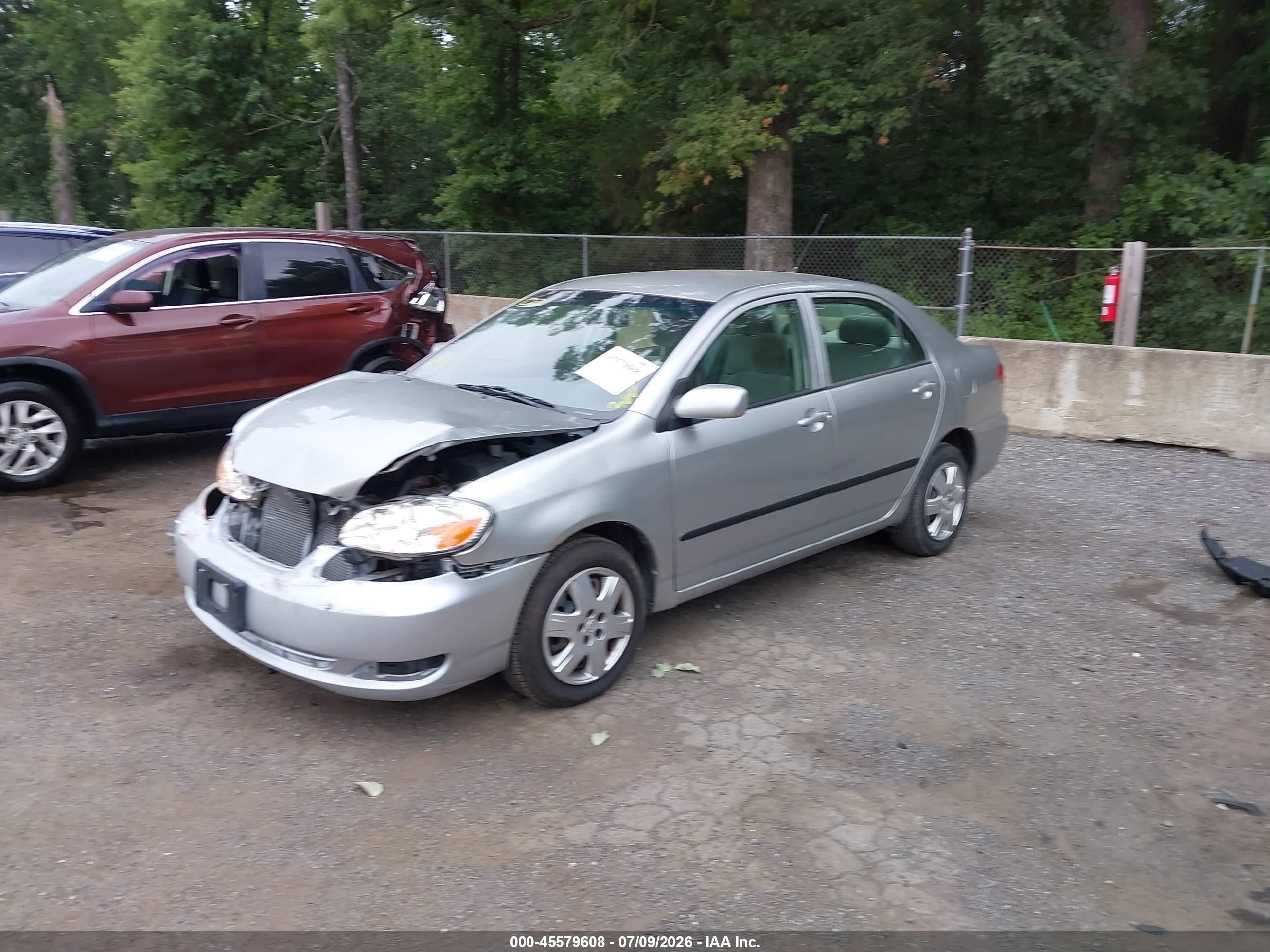 2007 Toyota Corolla Ce Silver vin: 2T1BR32EX7C754113