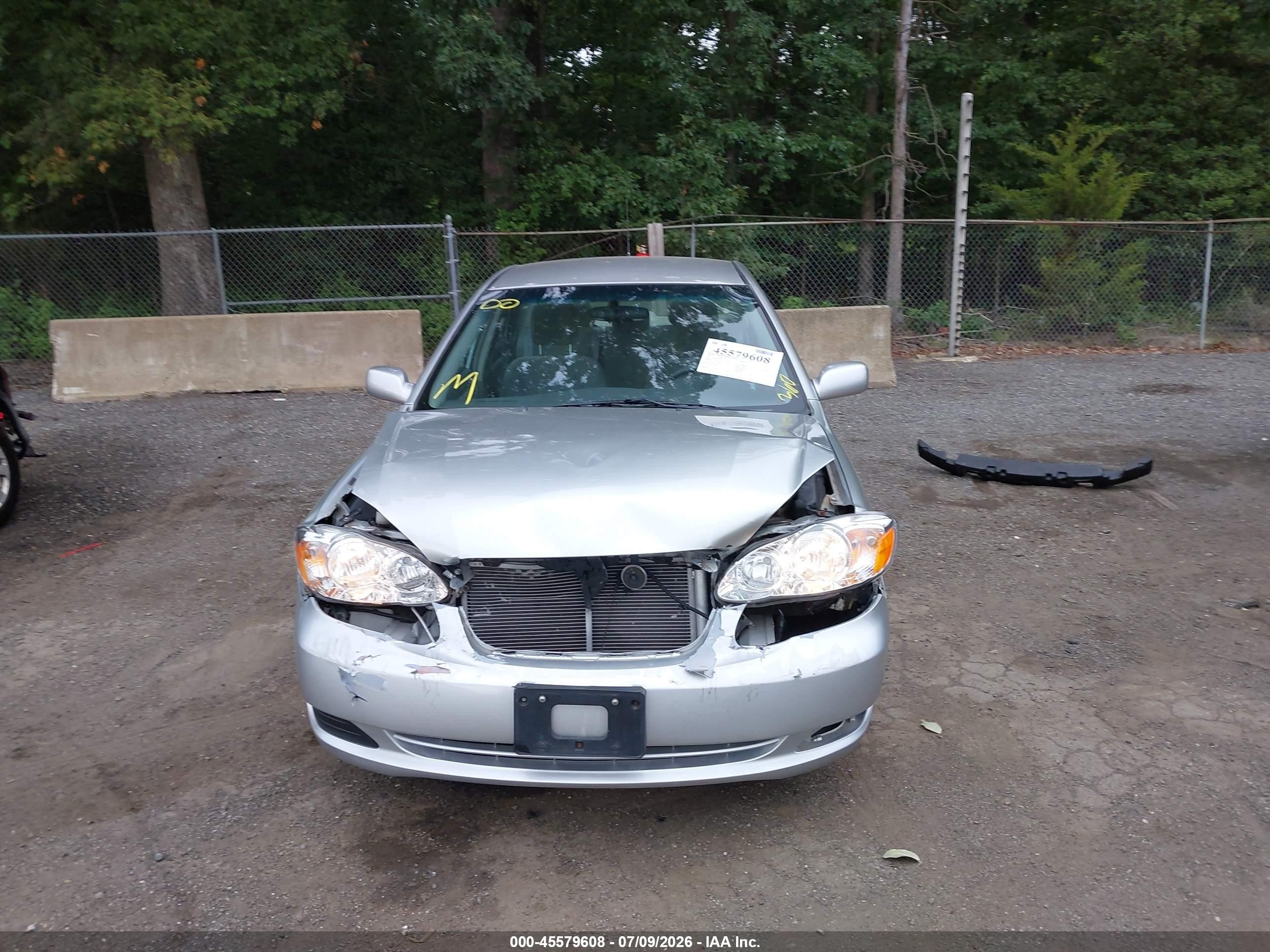 2007 Toyota Corolla Ce Silver vin: 2T1BR32EX7C754113