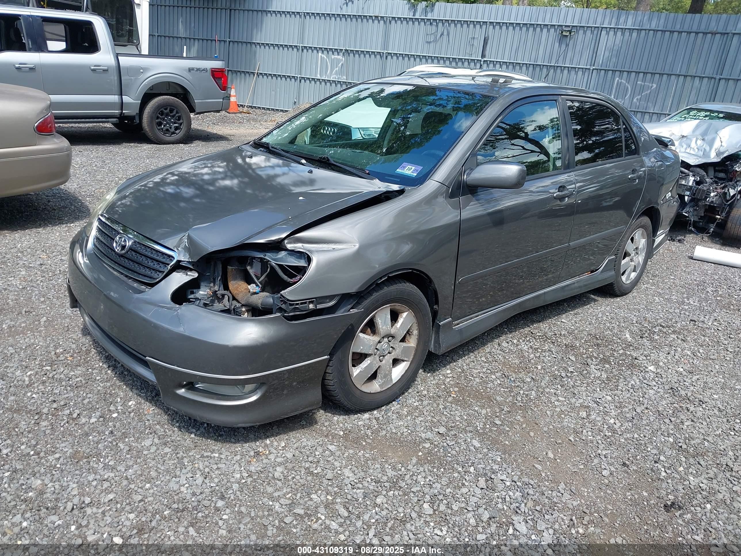 2007 Toyota Corolla S Gray vin: 2T1BR32EX7C782915