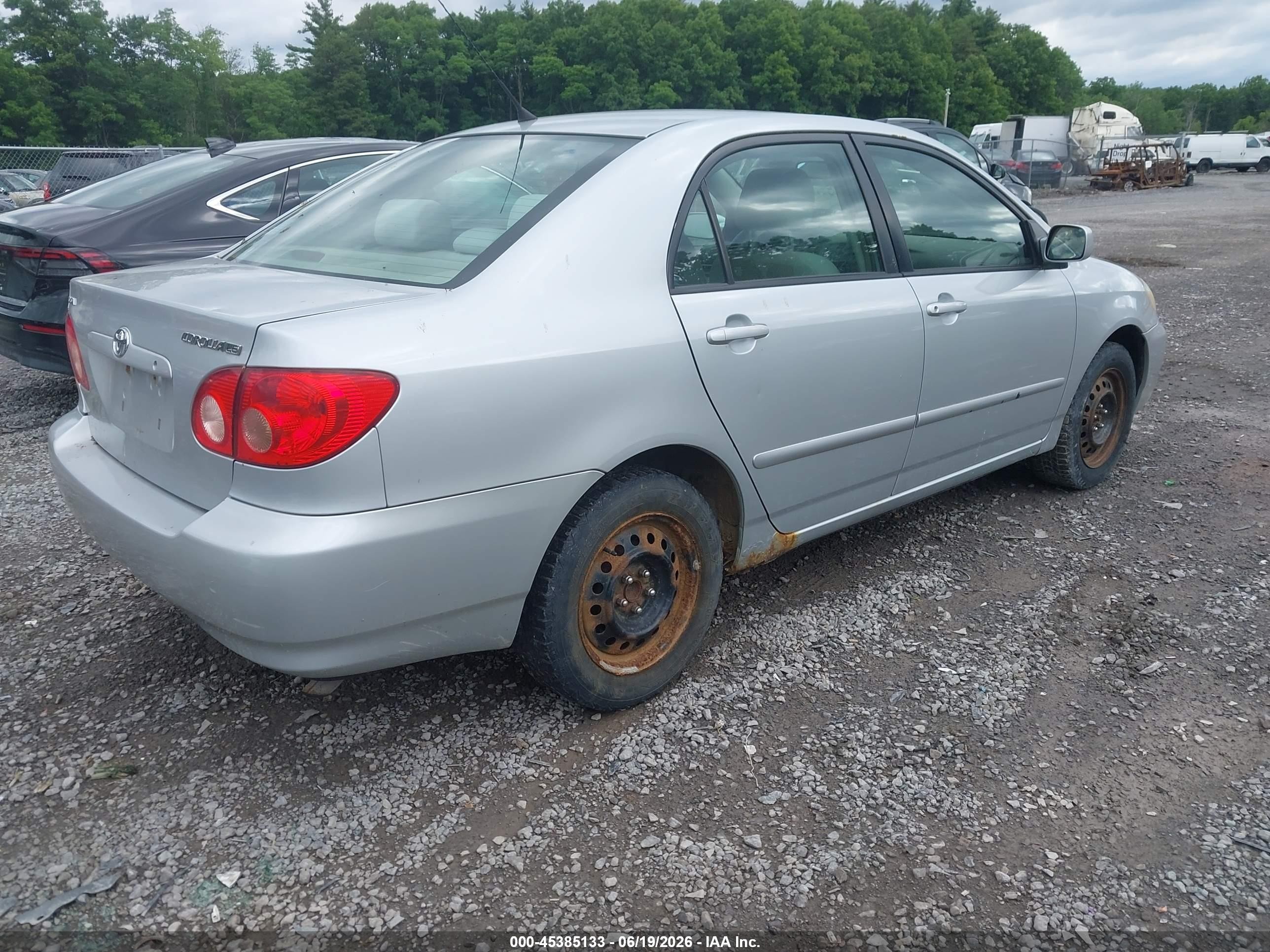 2007 Toyota Corolla Le Silver vin: 2T1BR32EX7C785944