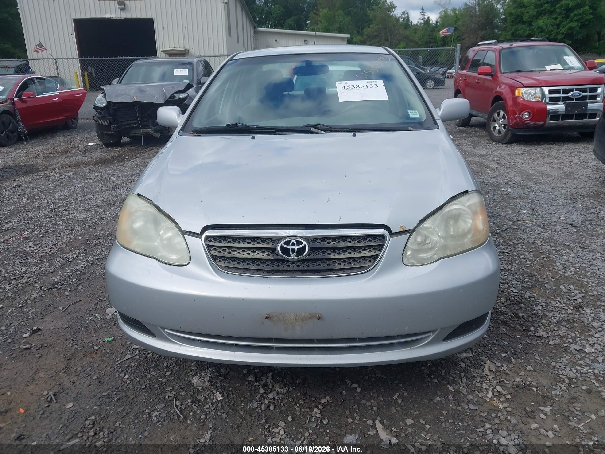 2007 Toyota Corolla Le Silver vin: 2T1BR32EX7C785944