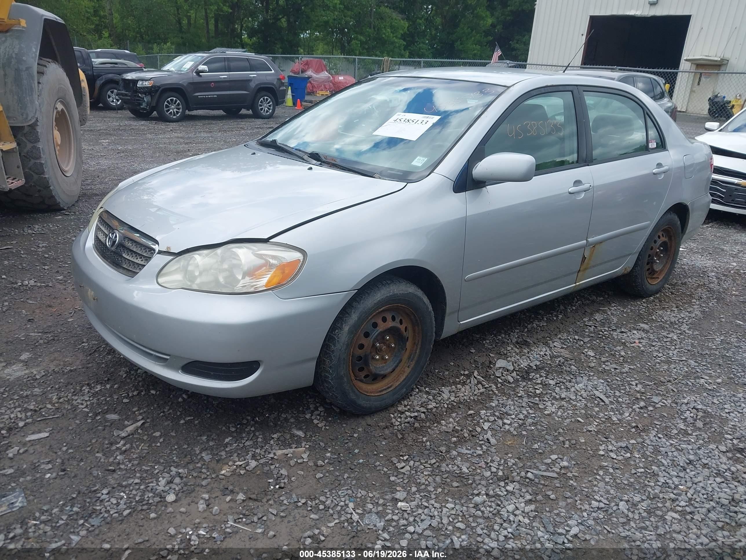 2007 Toyota Corolla Le Silver vin: 2T1BR32EX7C785944