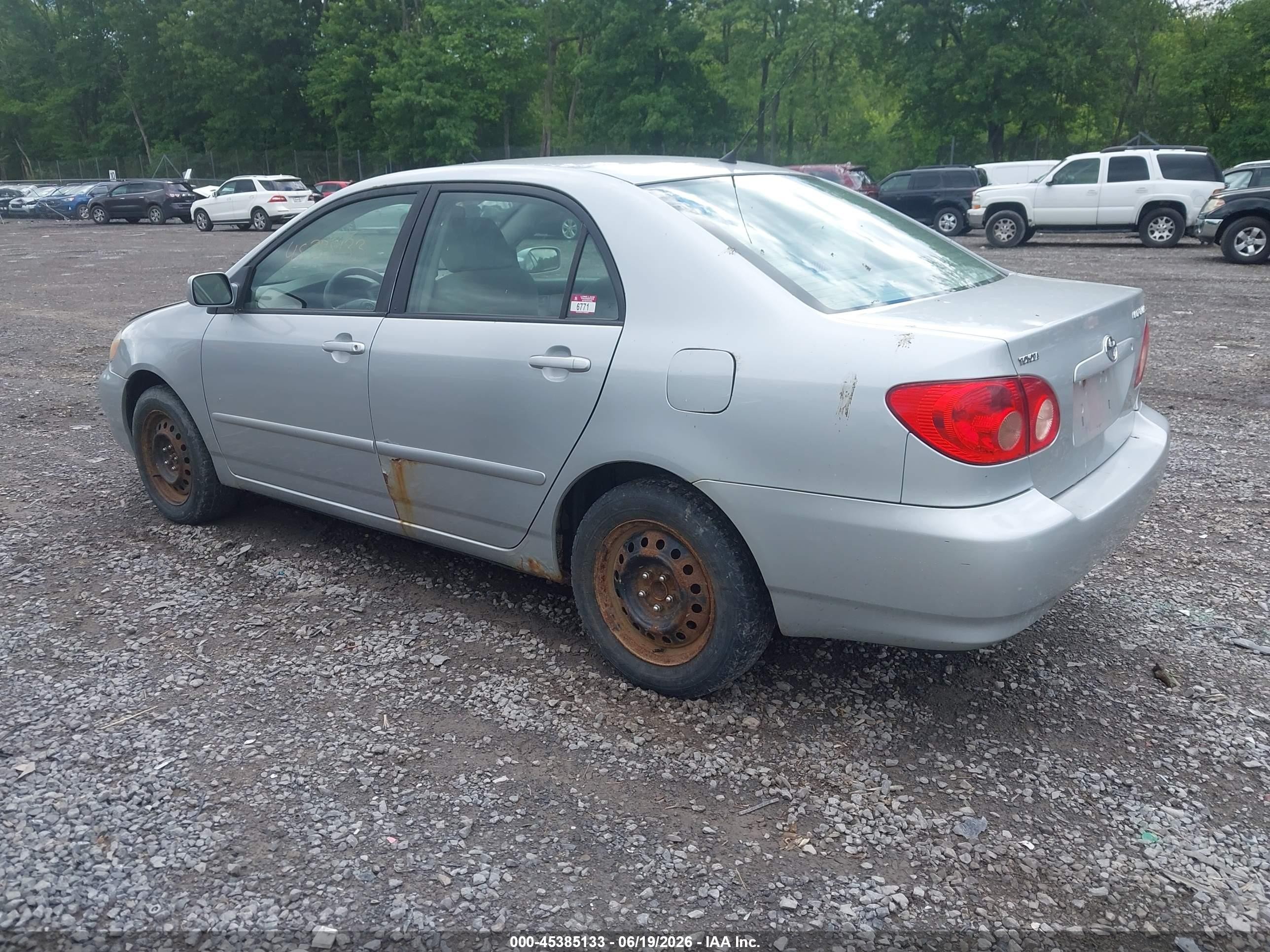2007 Toyota Corolla Le Silver vin: 2T1BR32EX7C785944