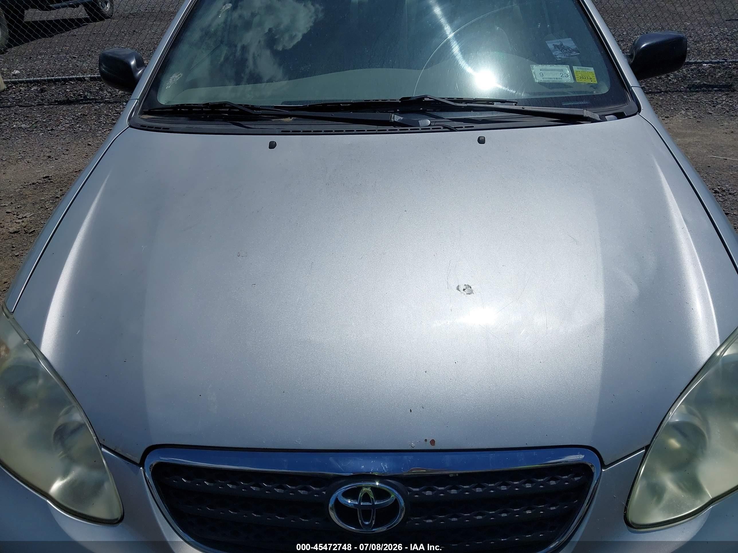2007 Toyota Corolla Ce Silver vin: 2T1BR32EX7C790156