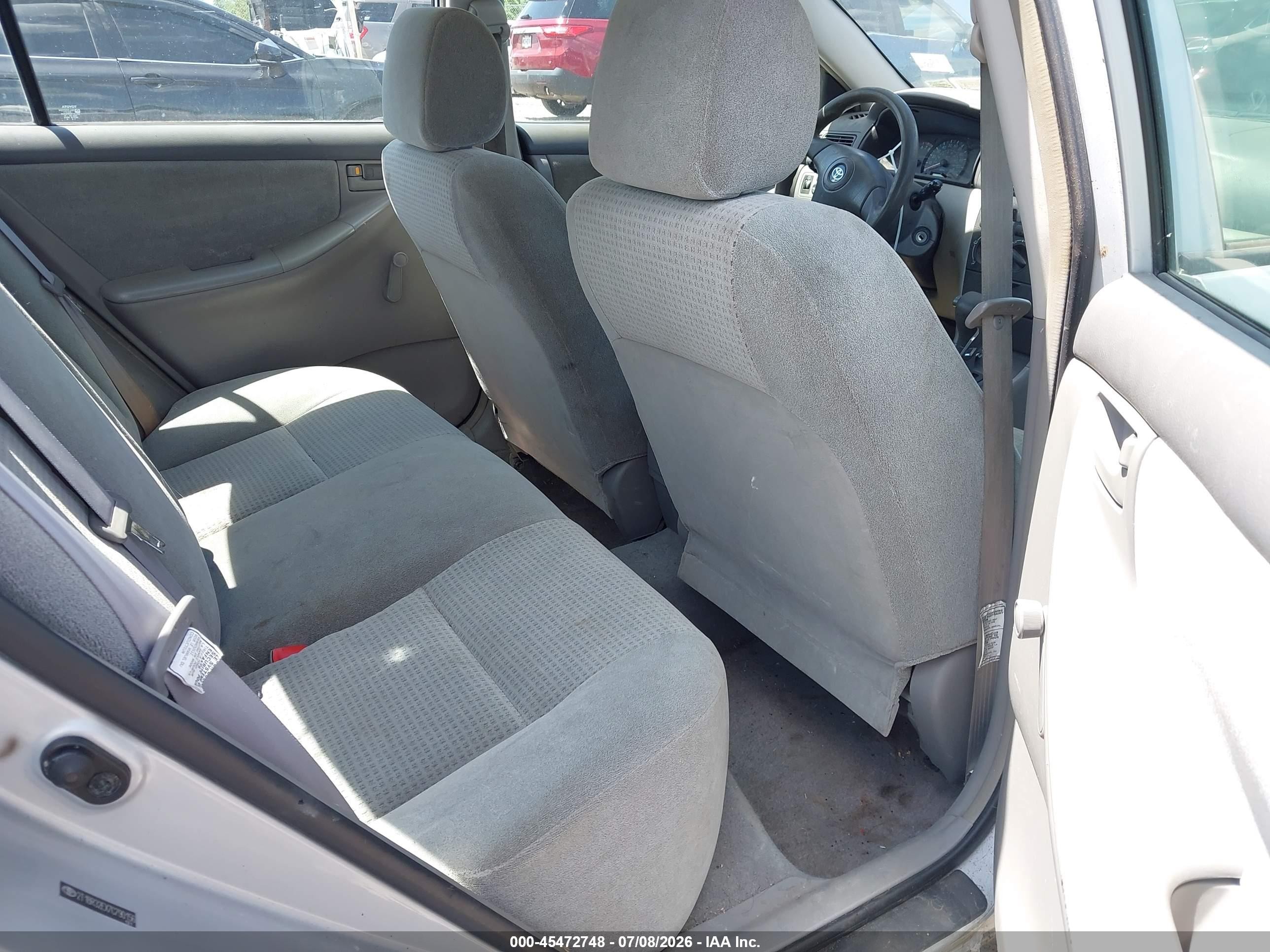 2007 Toyota Corolla Ce Silver vin: 2T1BR32EX7C790156
