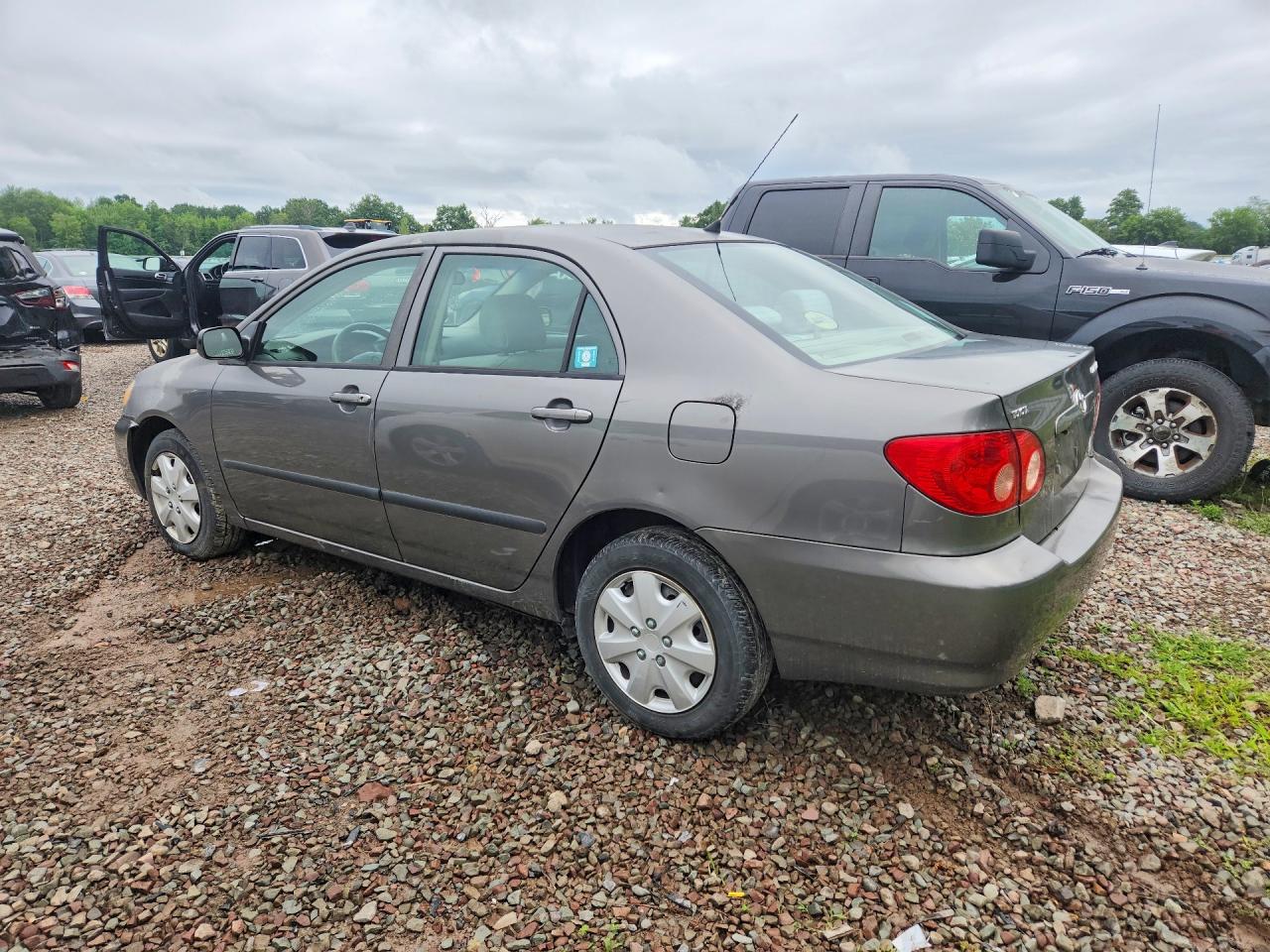 2007 Toyota Corolla Ce Gray vin: 2T1BR32EX7C795955