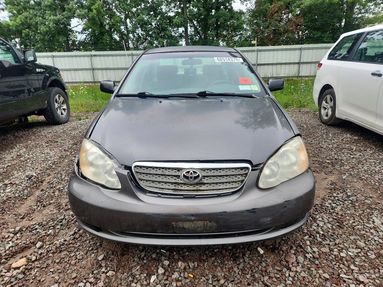 2007 Toyota Corolla Ce Gray vin: 2T1BR32EX7C795955