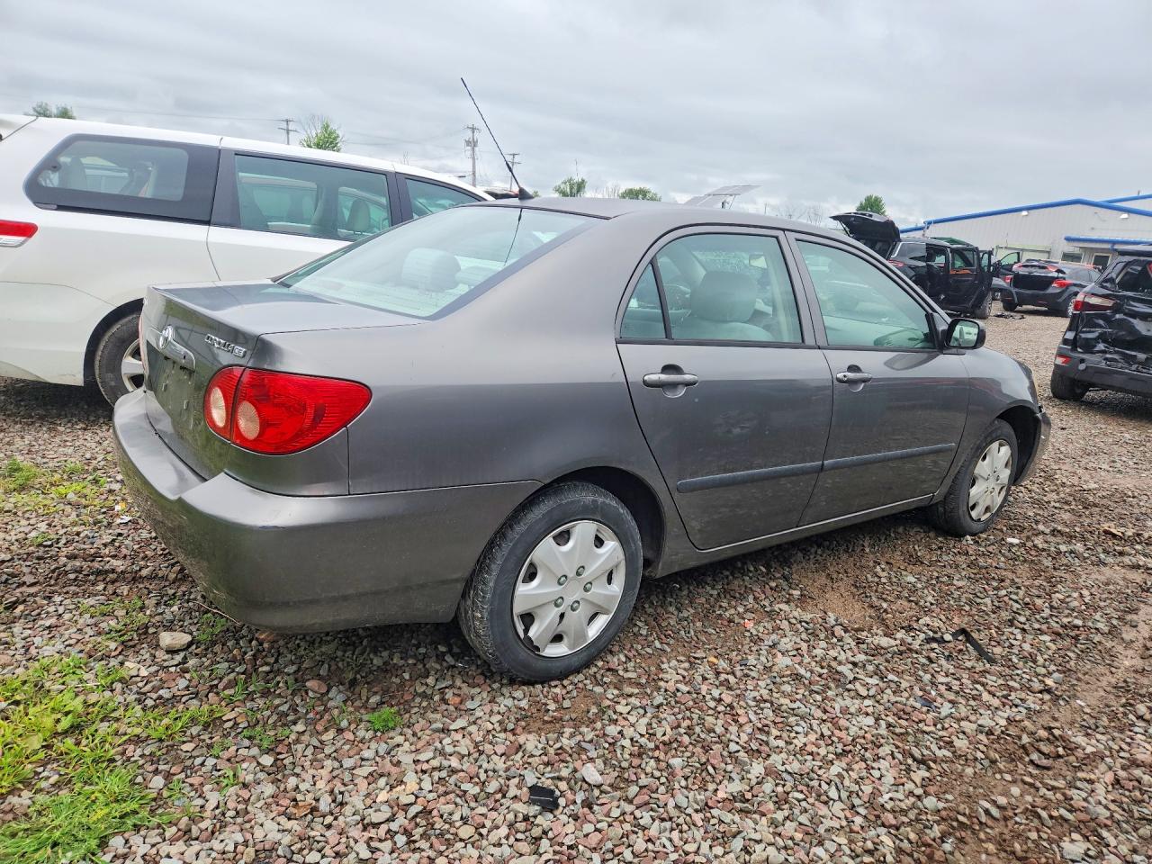 2007 Toyota Corolla Ce Gray vin: 2T1BR32EX7C795955