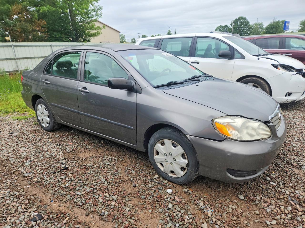 2007 Toyota Corolla Ce Gray vin: 2T1BR32EX7C795955
