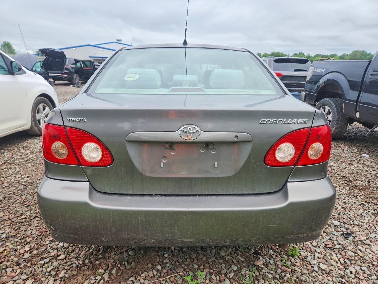 2007 Toyota Corolla Ce Gray vin: 2T1BR32EX7C795955
