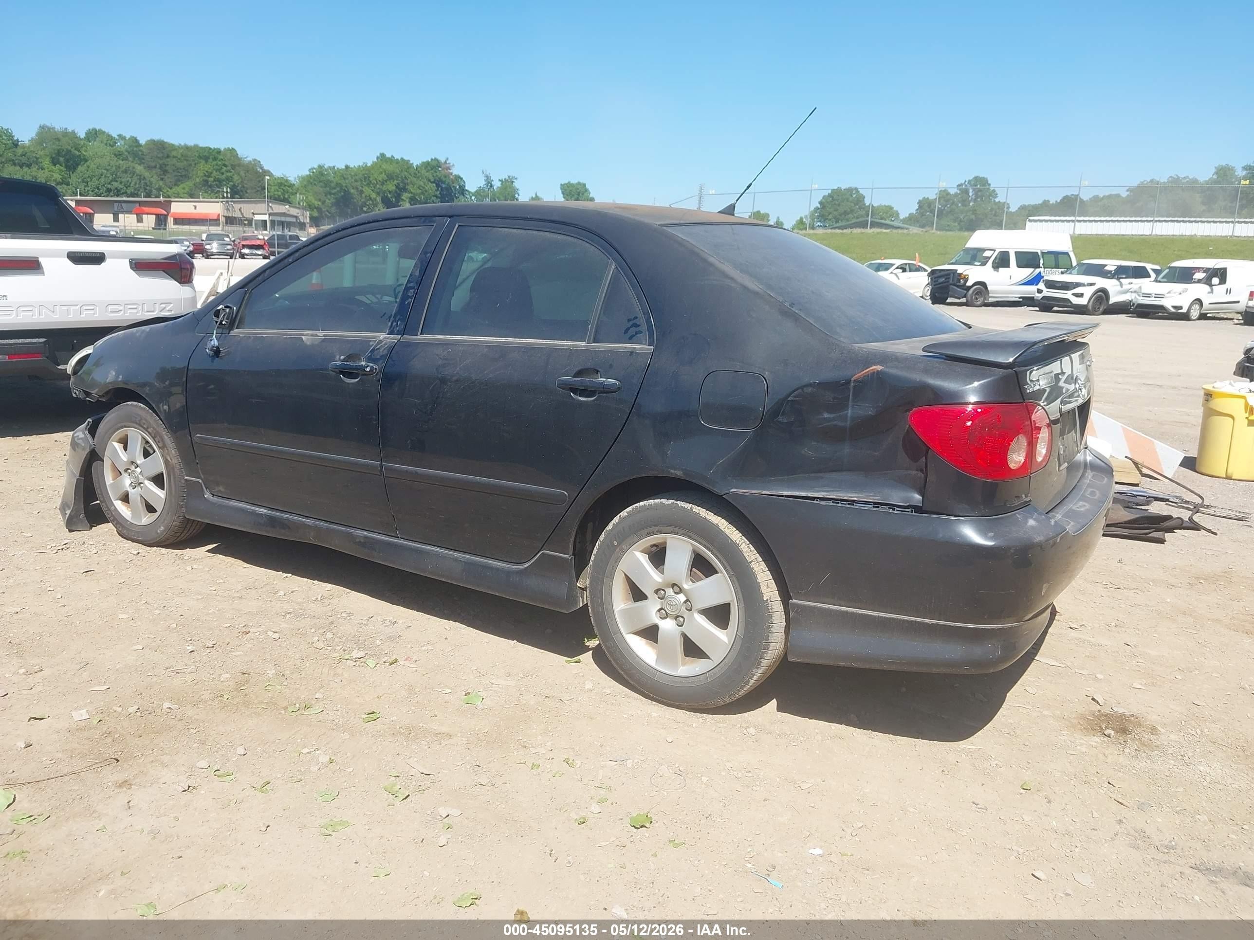 2007 Toyota Corolla S Black vin: 2T1BR32EX7C798287