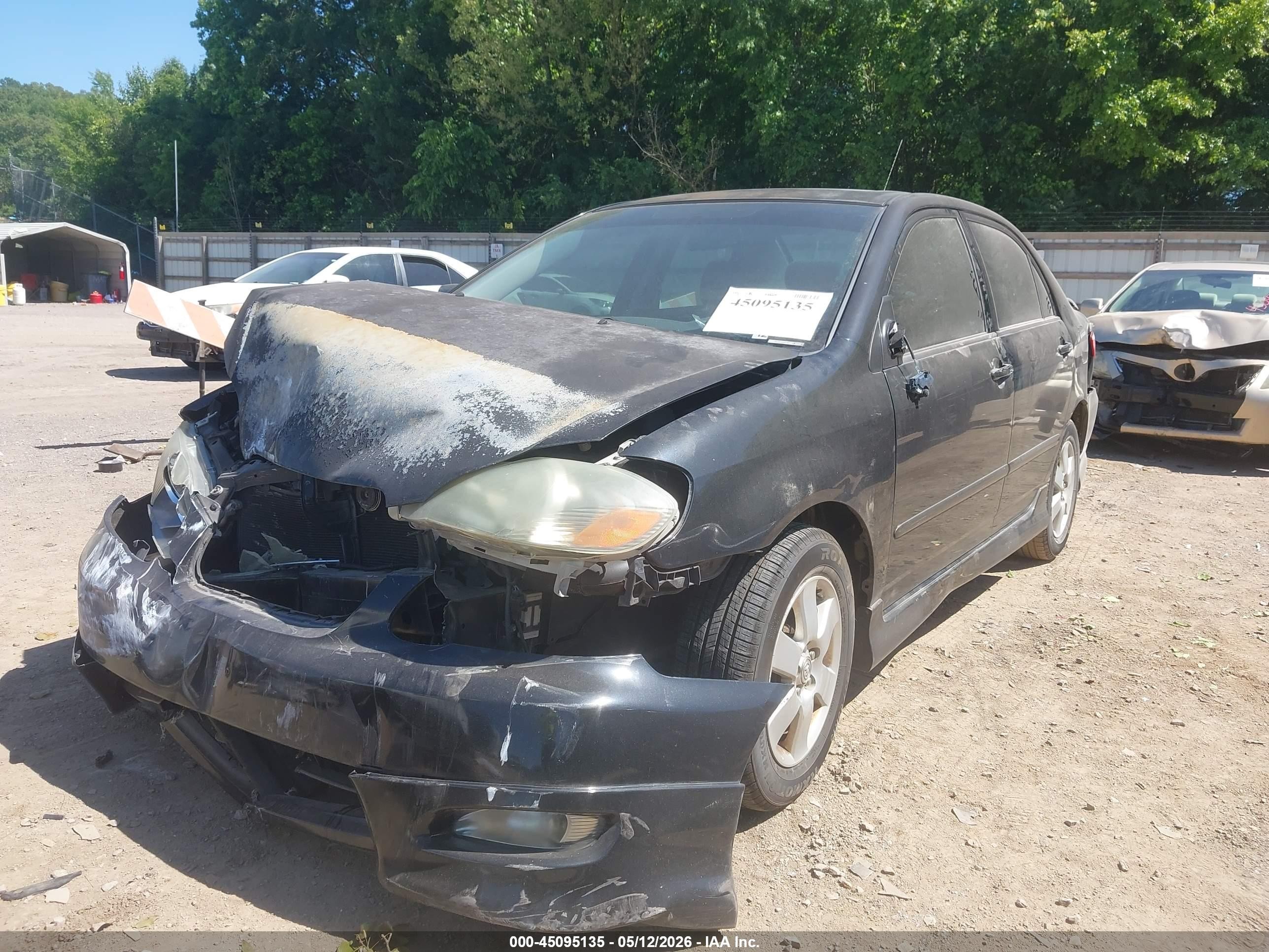 2007 Toyota Corolla S Black vin: 2T1BR32EX7C798287