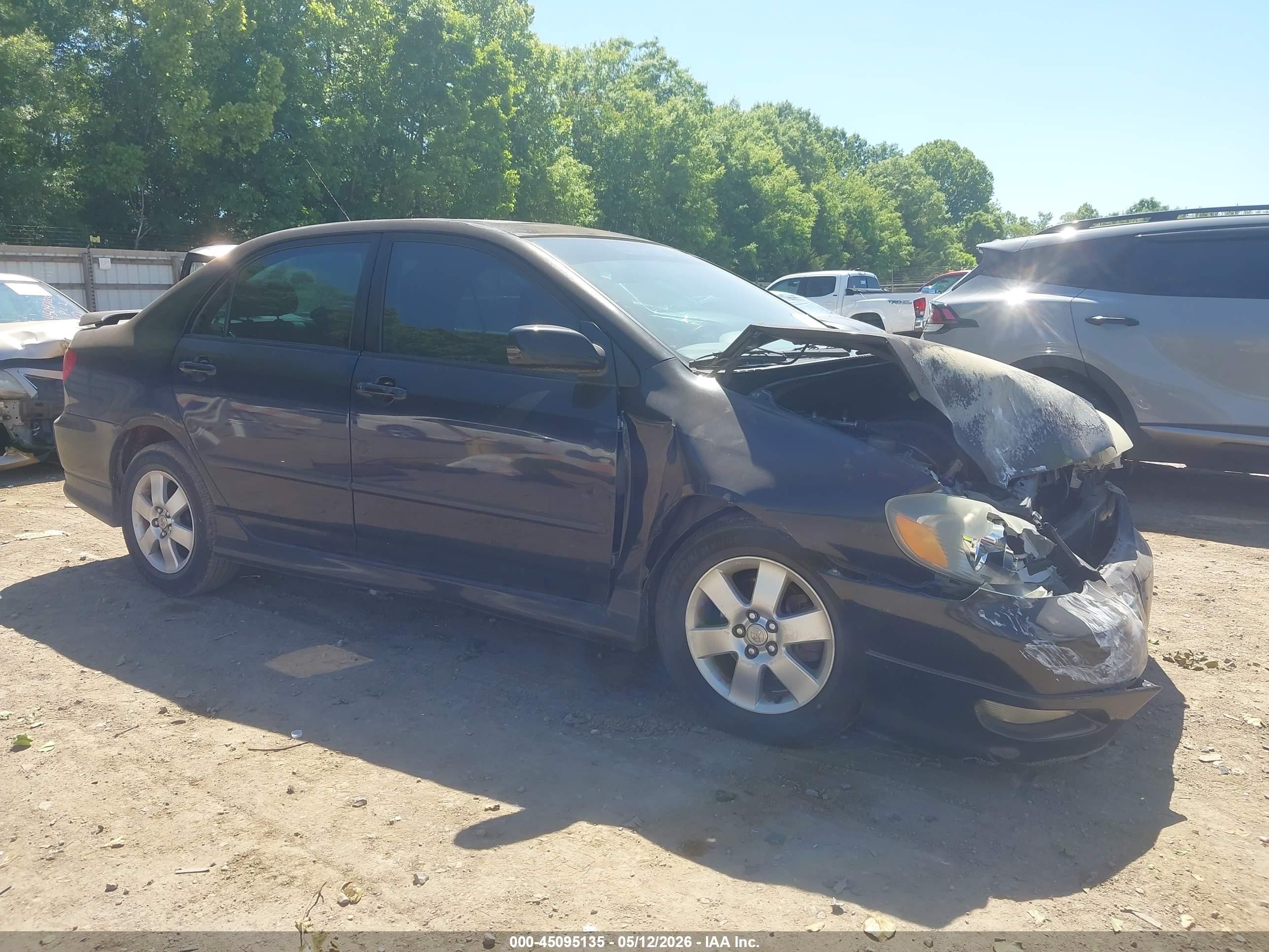 2007 Toyota Corolla S Black vin: 2T1BR32EX7C798287