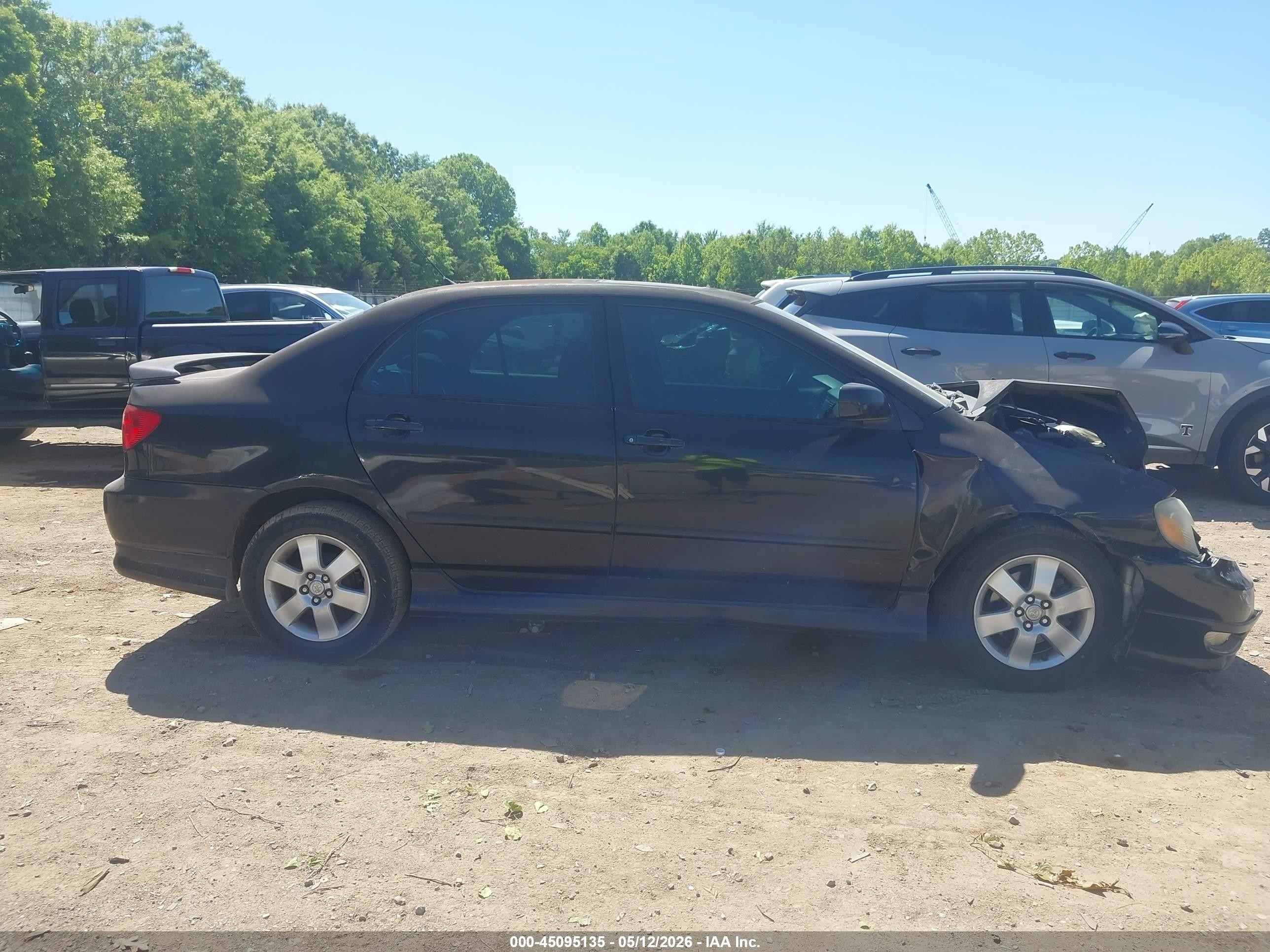 2007 Toyota Corolla S Black vin: 2T1BR32EX7C798287