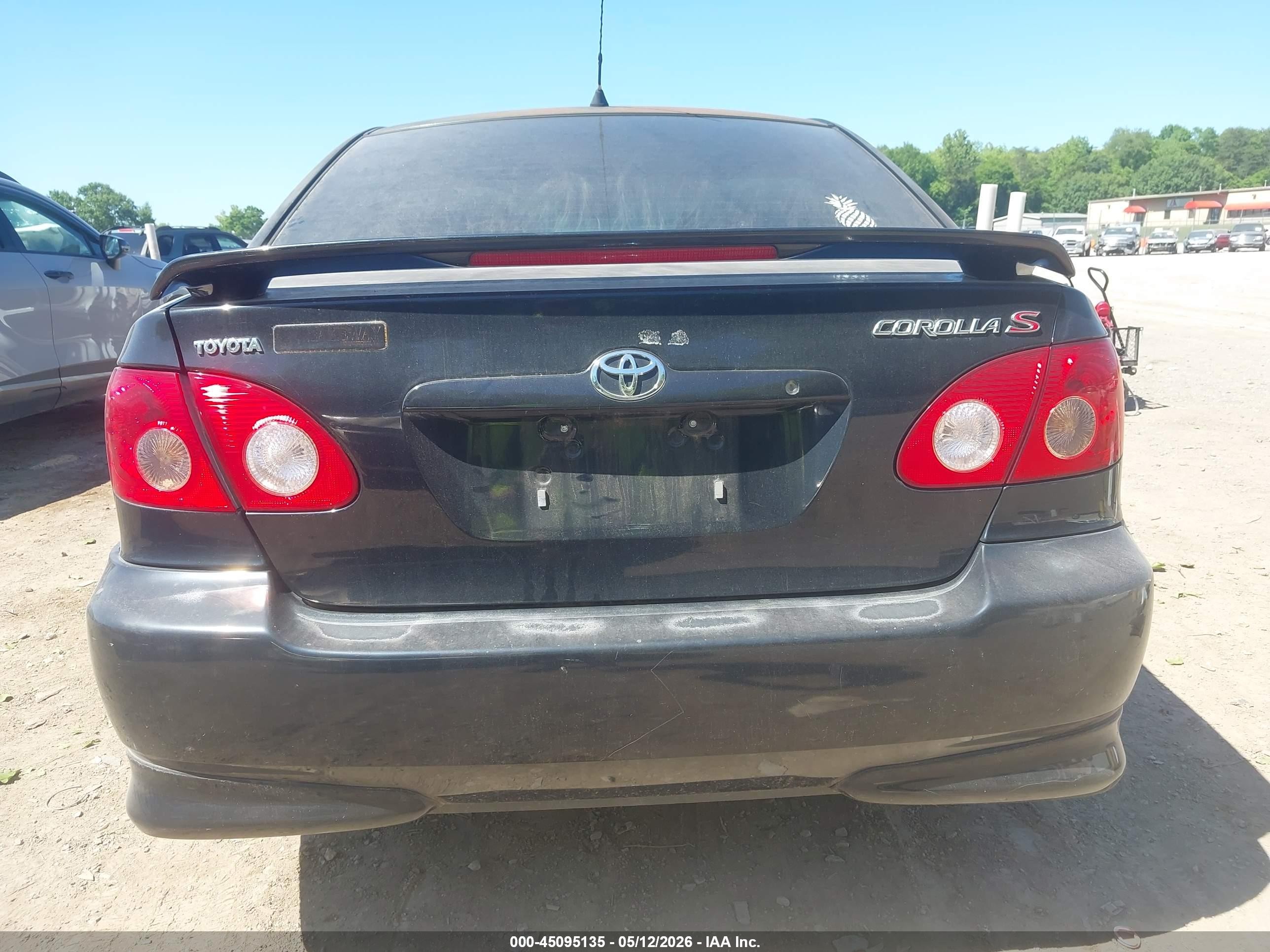 2007 Toyota Corolla S Black vin: 2T1BR32EX7C798287