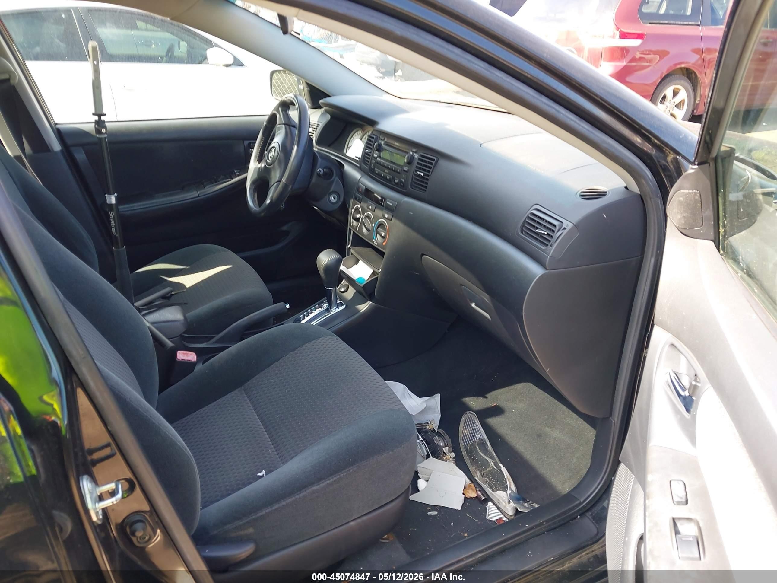 2007 Toyota Corolla S Black vin: 2T1BR32EX7C803987