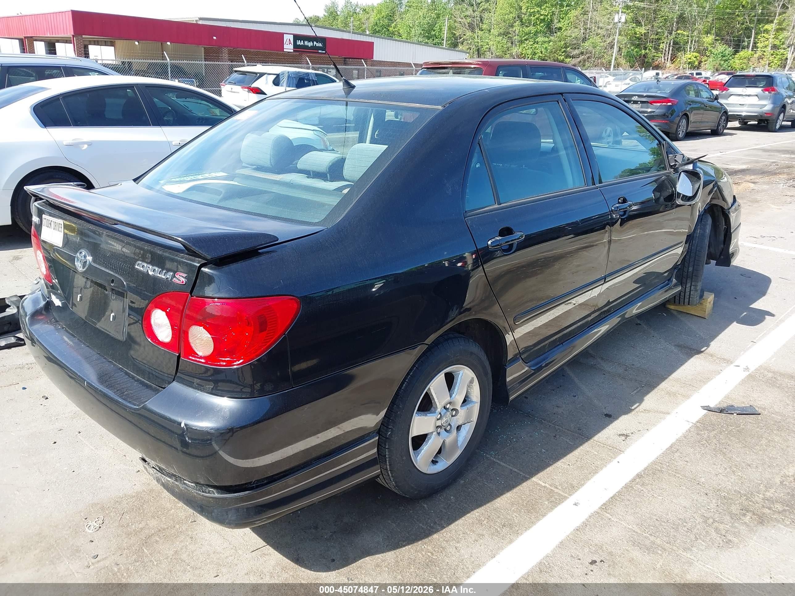 2007 Toyota Corolla S Black vin: 2T1BR32EX7C803987
