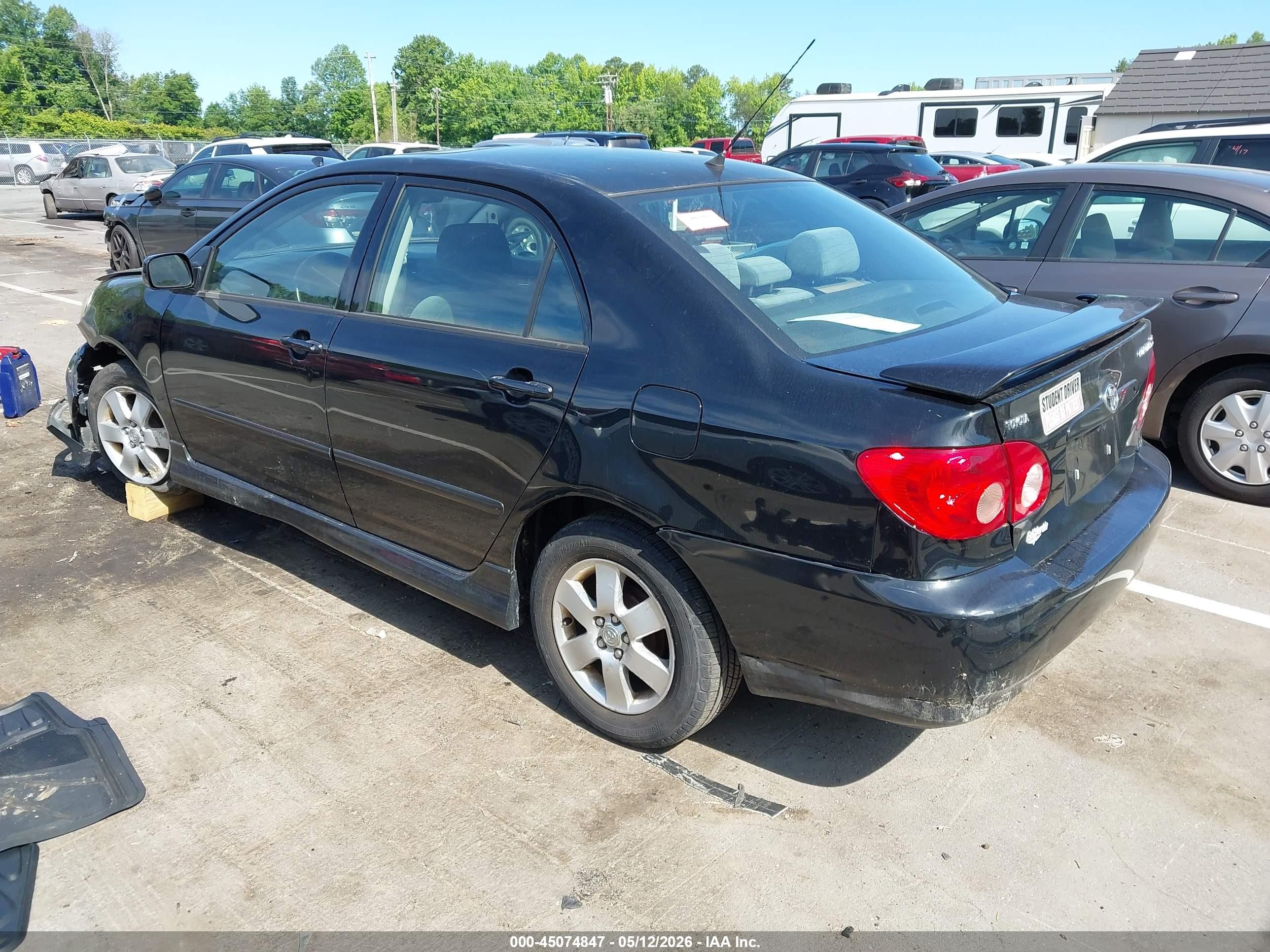 2007 Toyota Corolla S Black vin: 2T1BR32EX7C803987