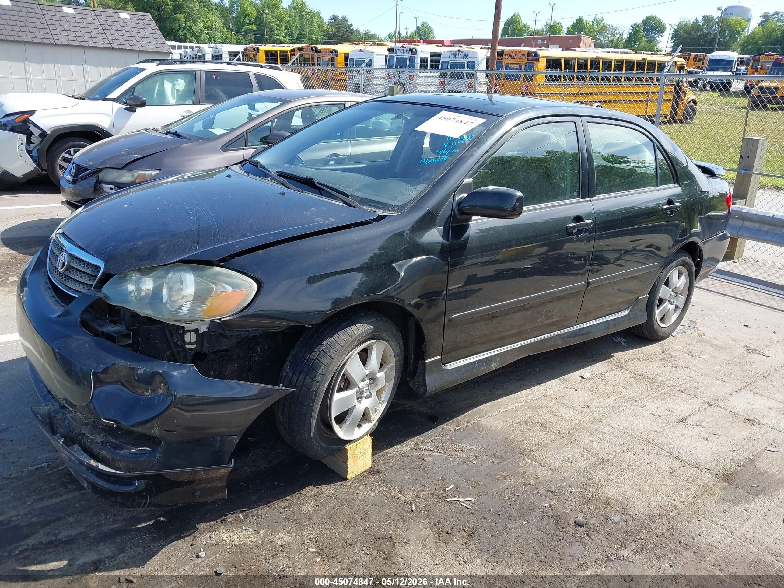2007 Toyota Corolla S Black vin: 2T1BR32EX7C803987