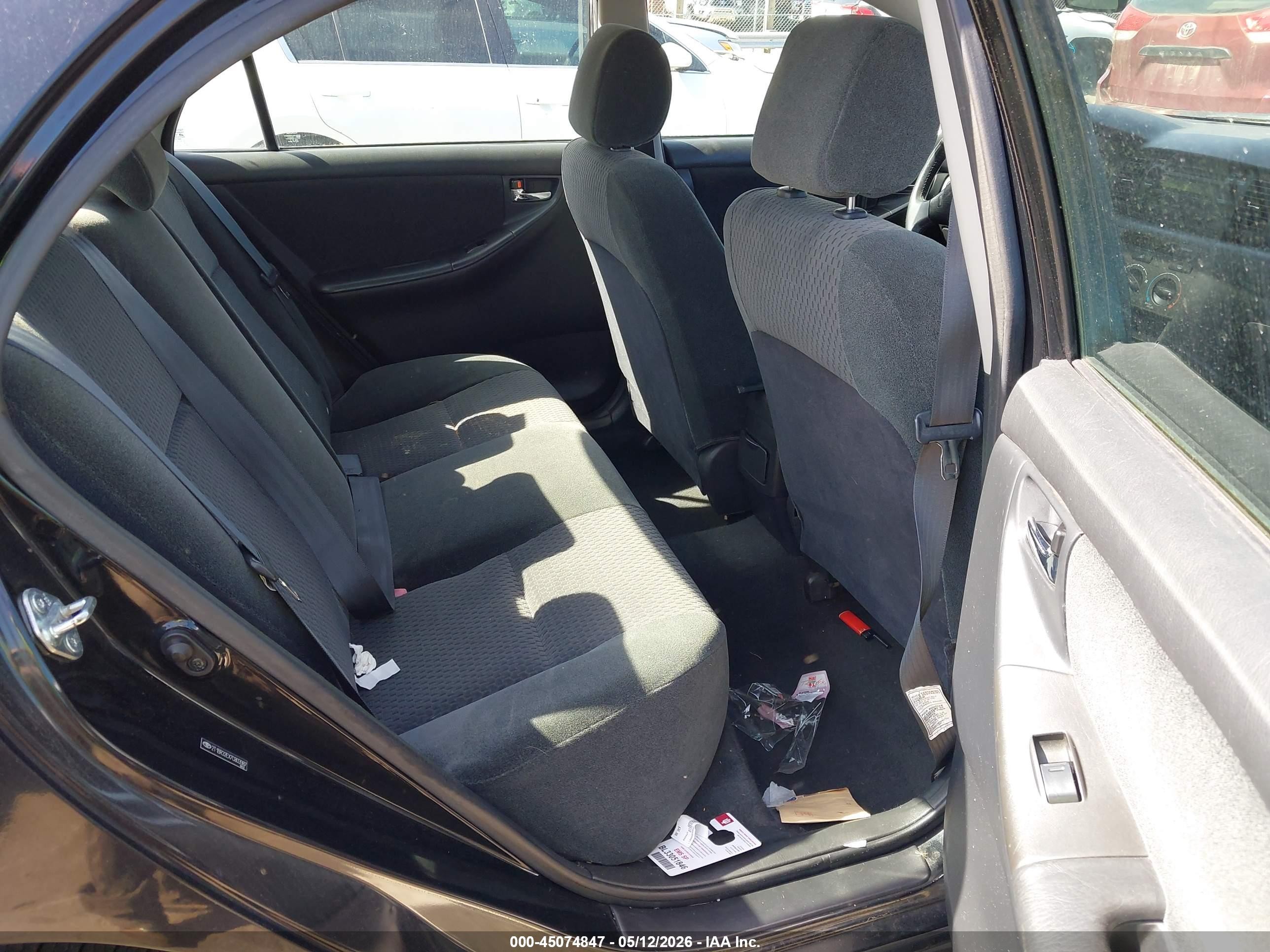 2007 Toyota Corolla S Black vin: 2T1BR32EX7C803987