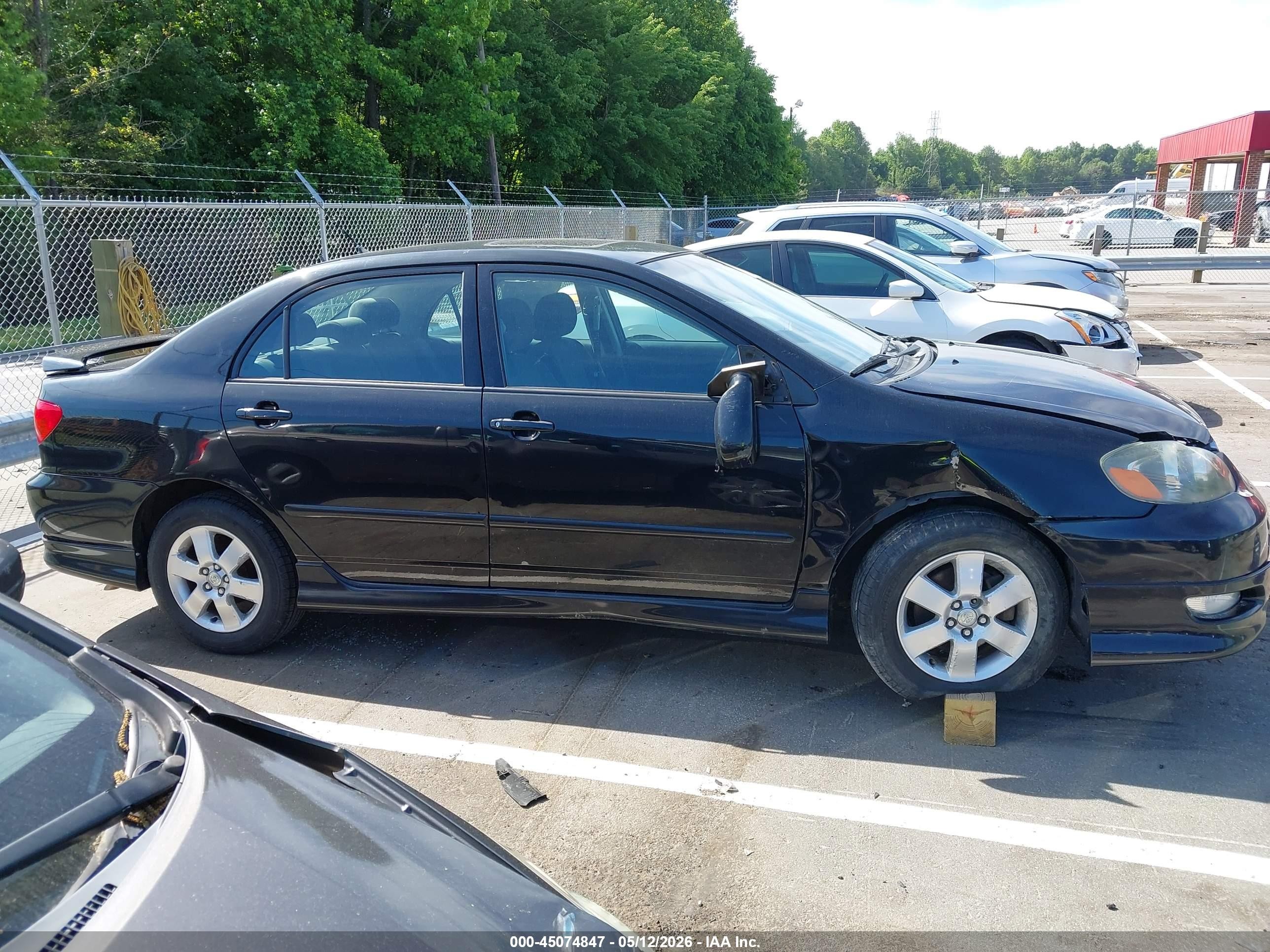 2007 Toyota Corolla S Black vin: 2T1BR32EX7C803987