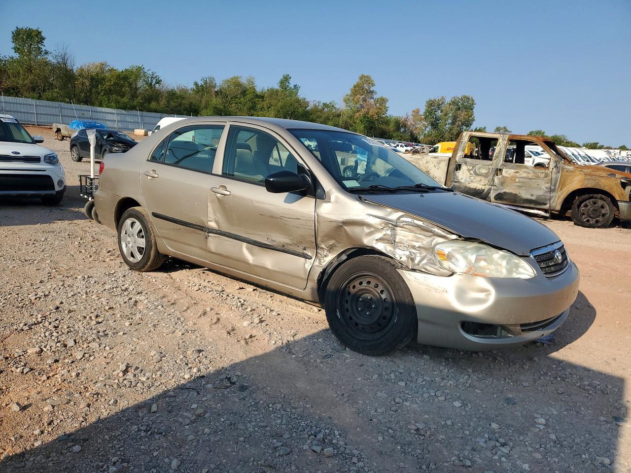 2007 Toyota Corolla Ce Tan vin: 2T1BR32EX7C810471