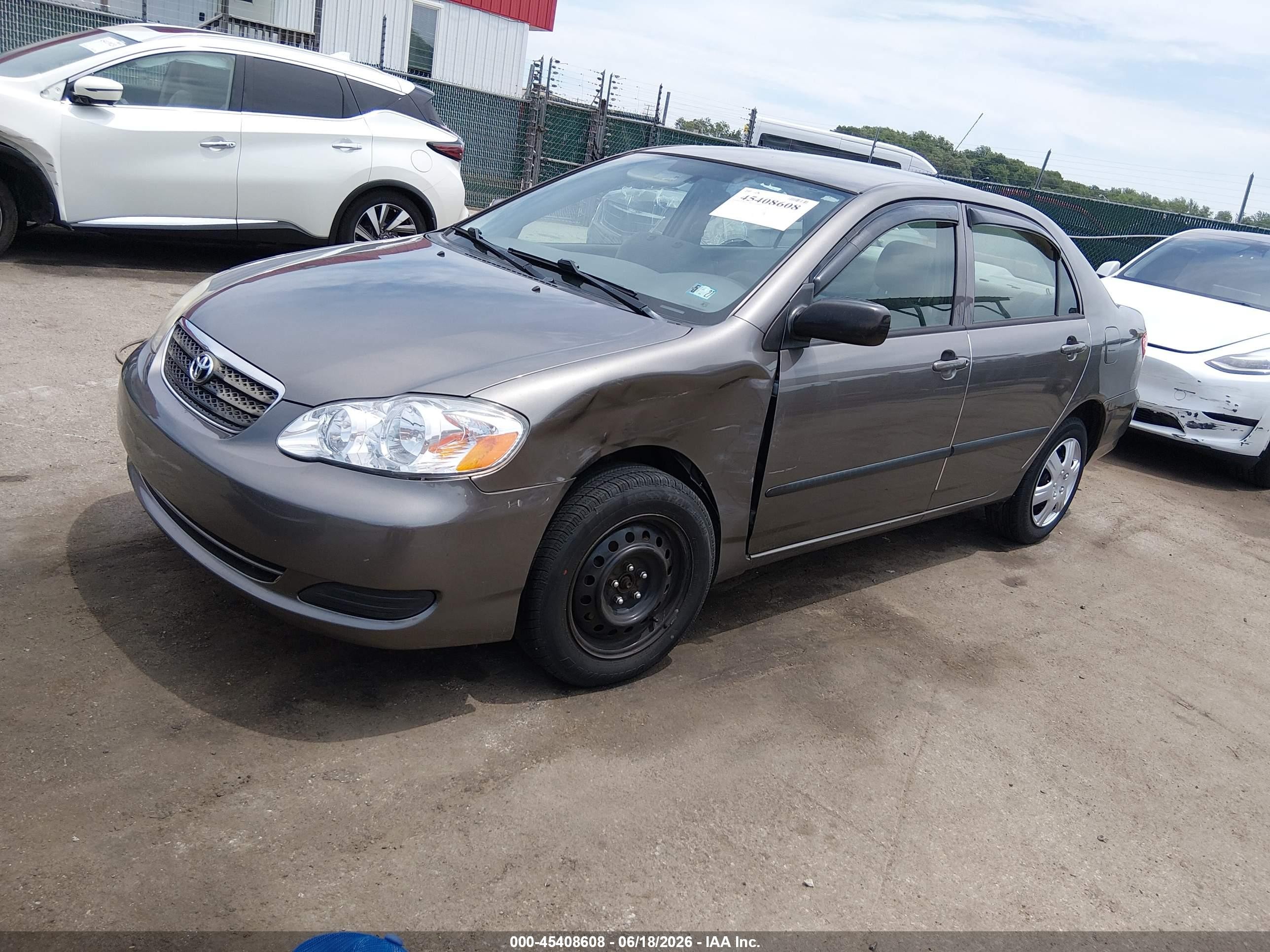 2007 Toyota Corolla Ce Pewter vin: 2T1BR32EX7C830820