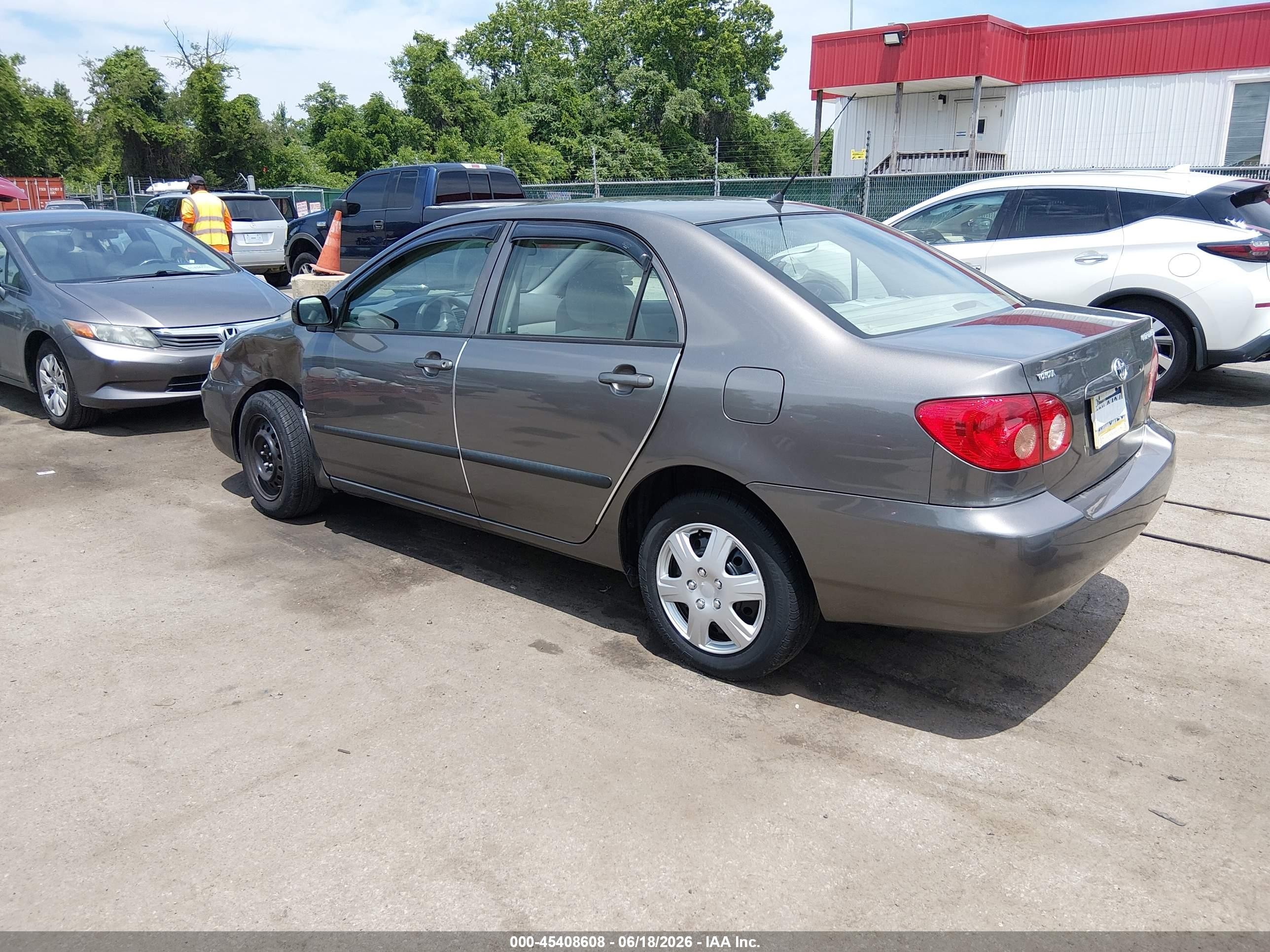 2007 Toyota Corolla Ce Pewter vin: 2T1BR32EX7C830820