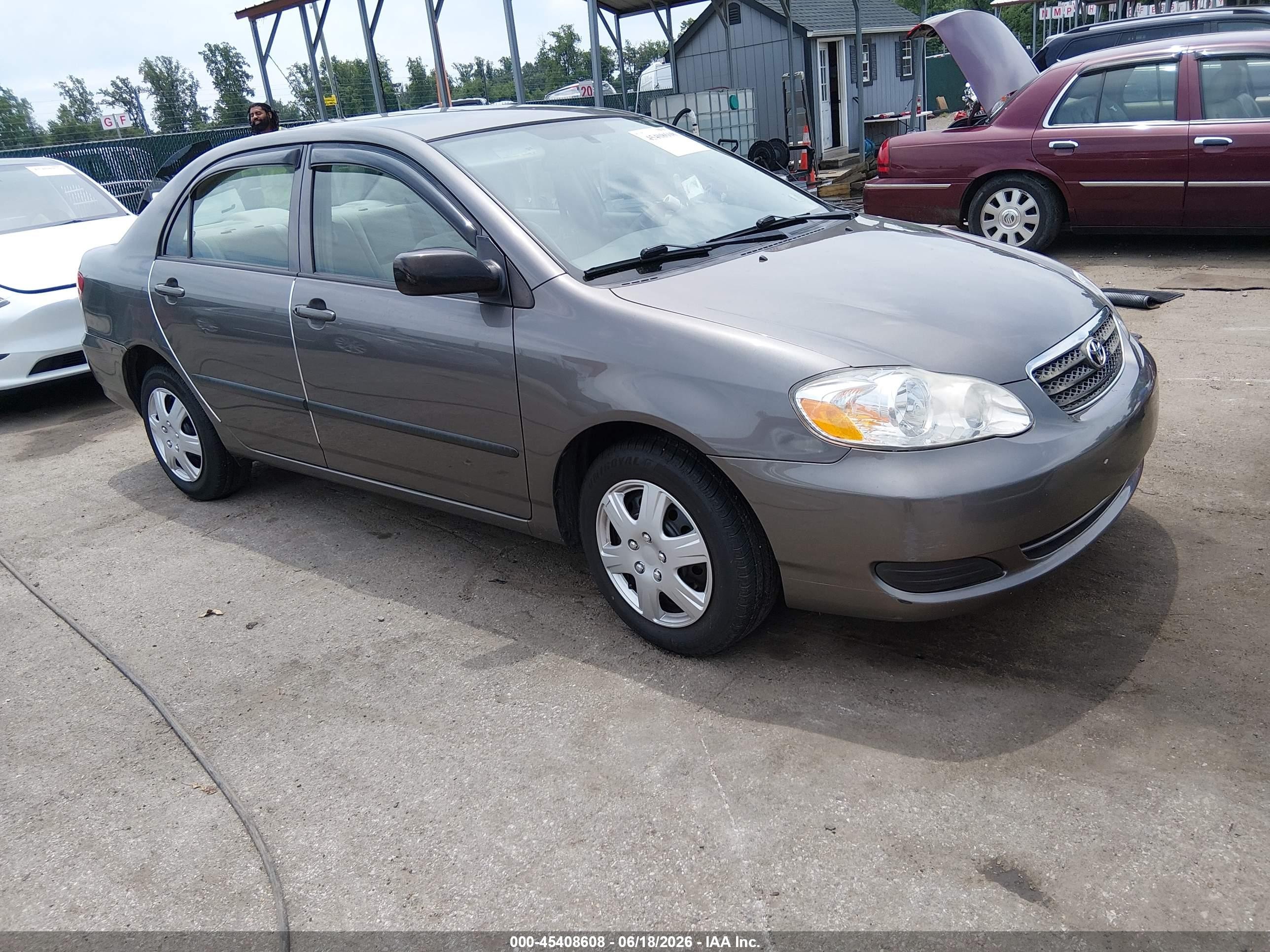 2007 Toyota Corolla Ce Pewter vin: 2T1BR32EX7C830820