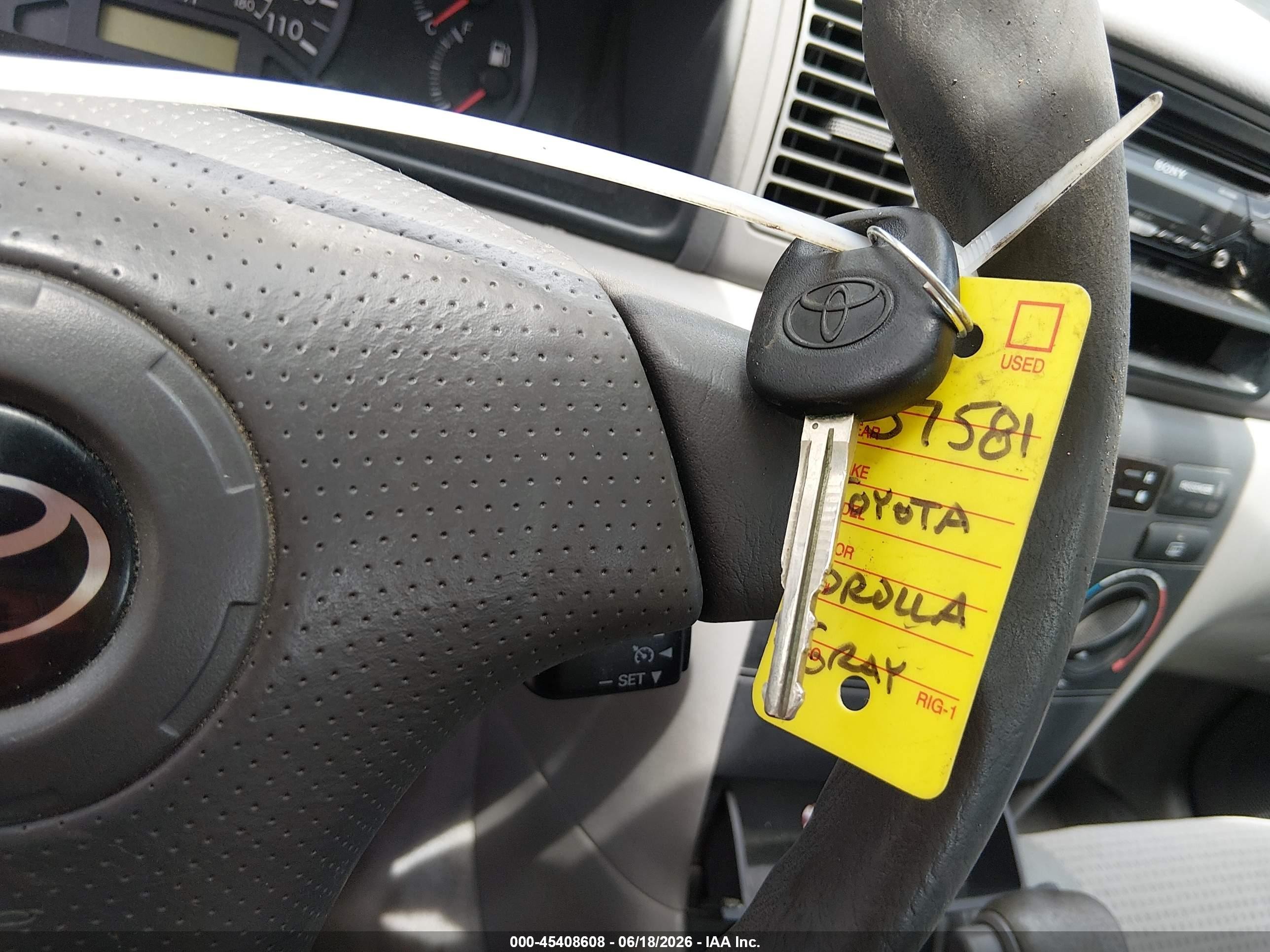 2007 Toyota Corolla Ce Pewter vin: 2T1BR32EX7C830820