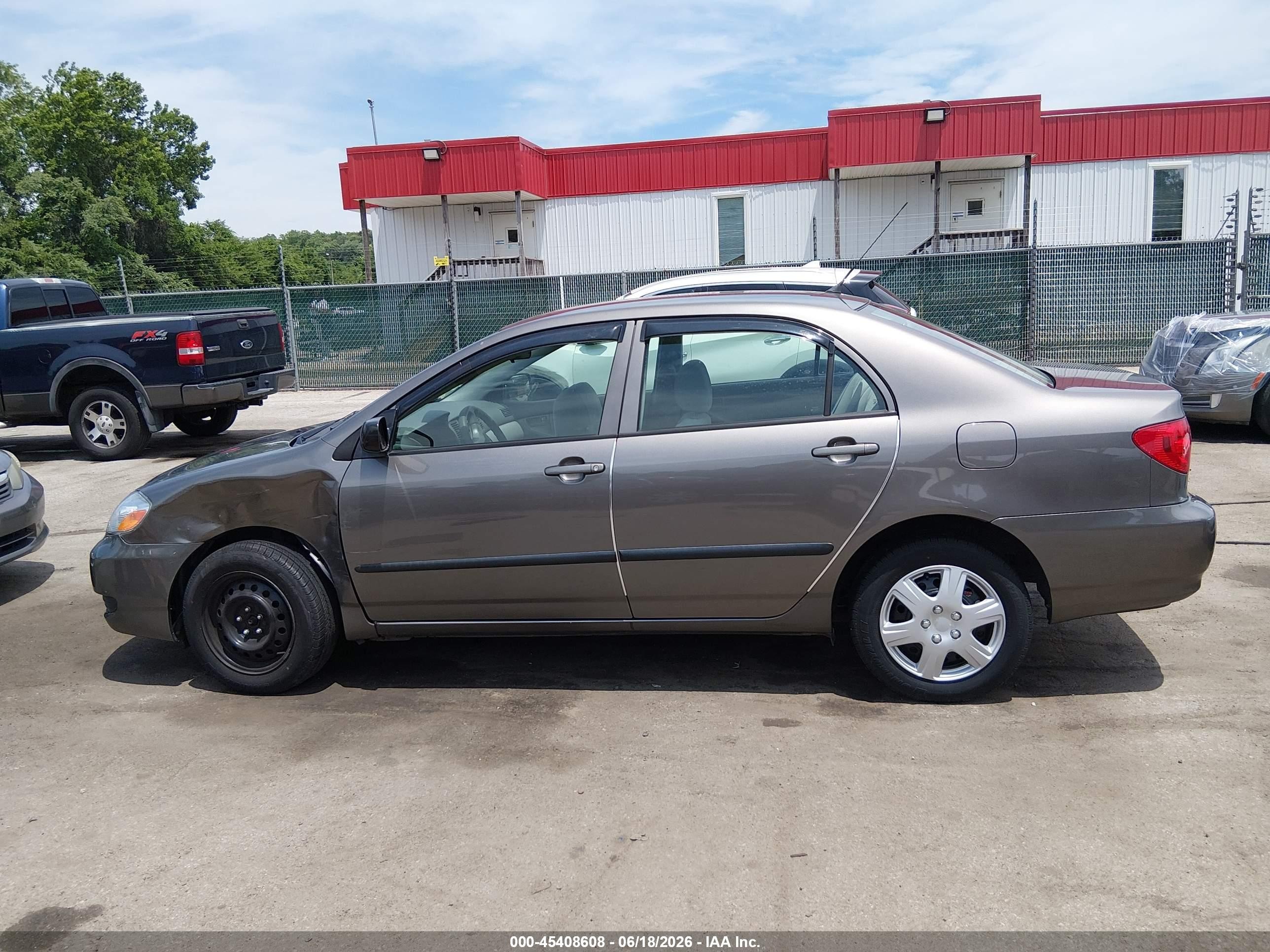2007 Toyota Corolla Ce Pewter vin: 2T1BR32EX7C830820