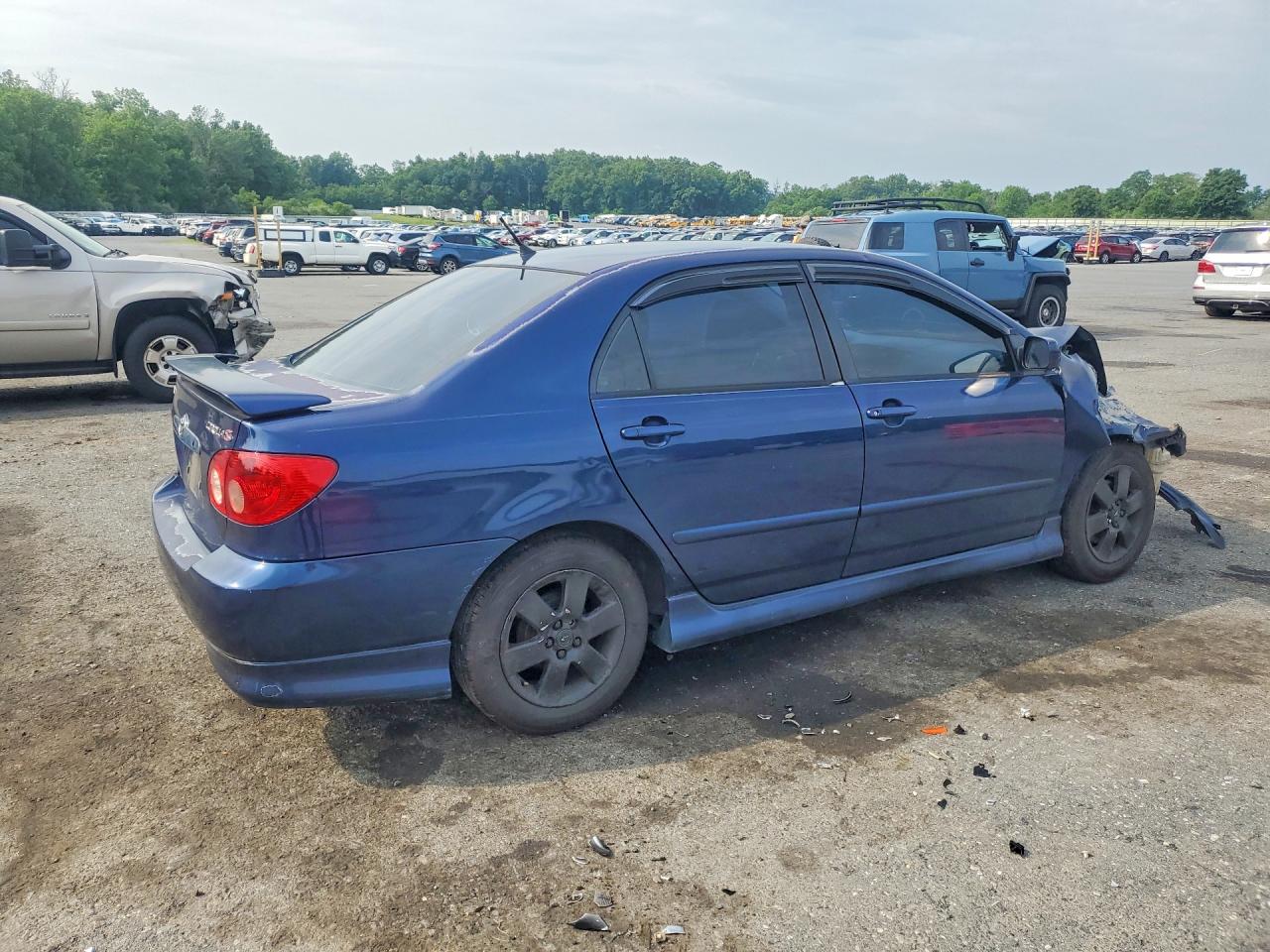 2007 Toyota Corolla S Blue vin: 2T1BR32EX7C831692
