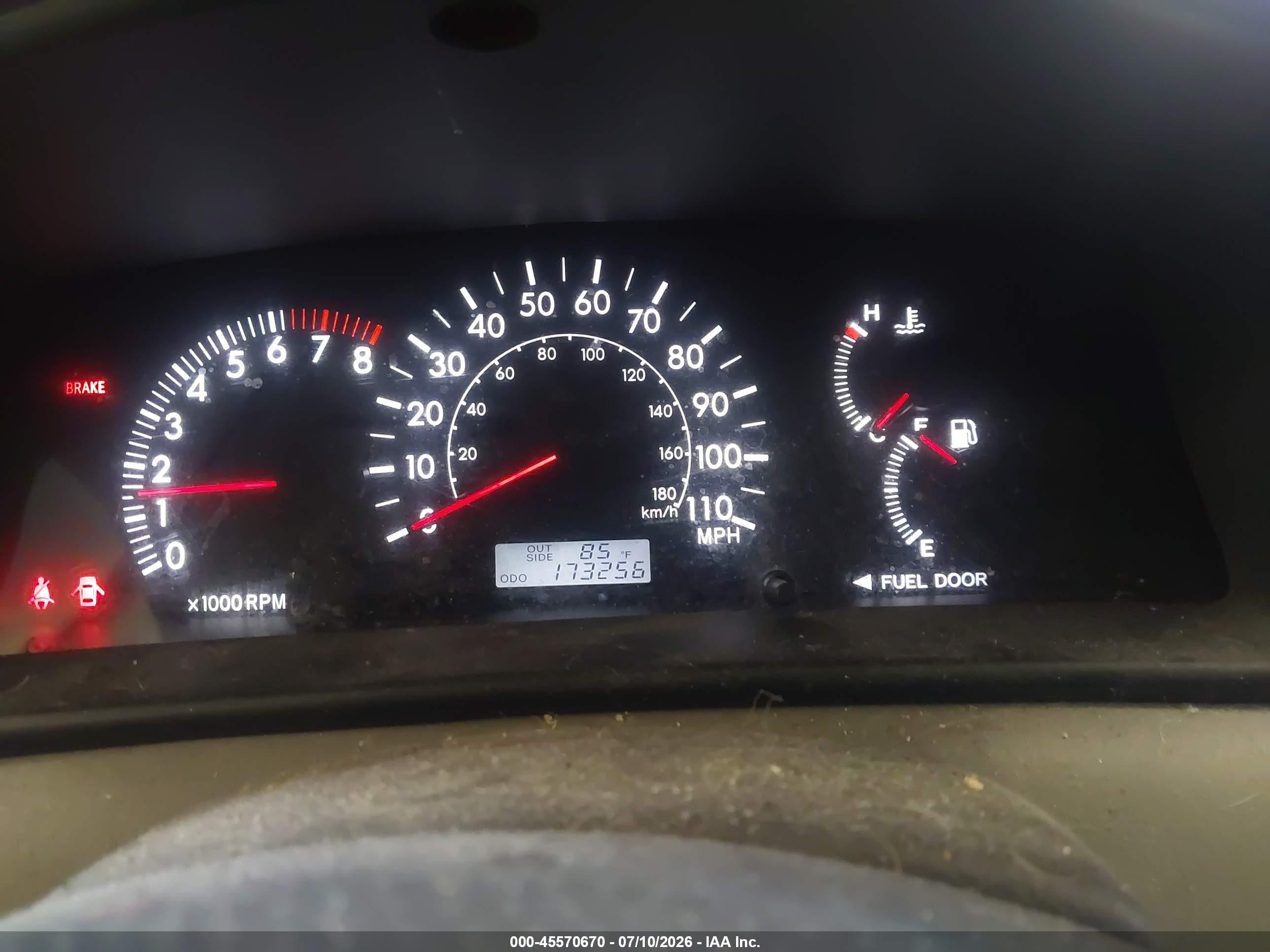2007 Toyota Corolla Le Red vin: 2T1BR32EX7C836293