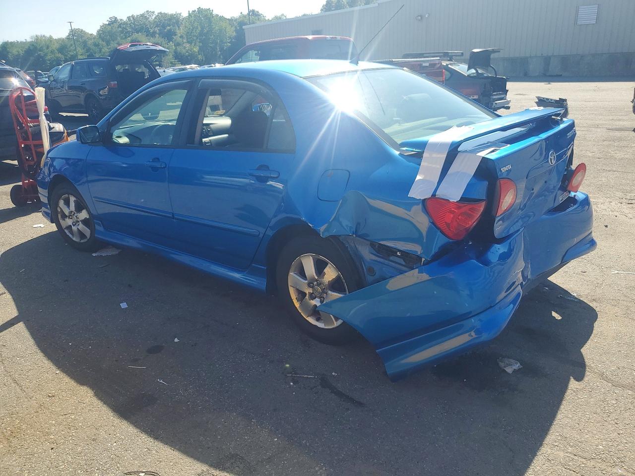 2007 Toyota Corolla S Blue vin: 2T1BR32EX7C846368