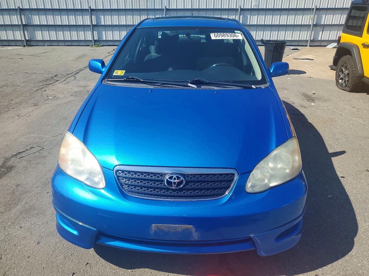 2007 Toyota Corolla S Blue vin: 2T1BR32EX7C846368