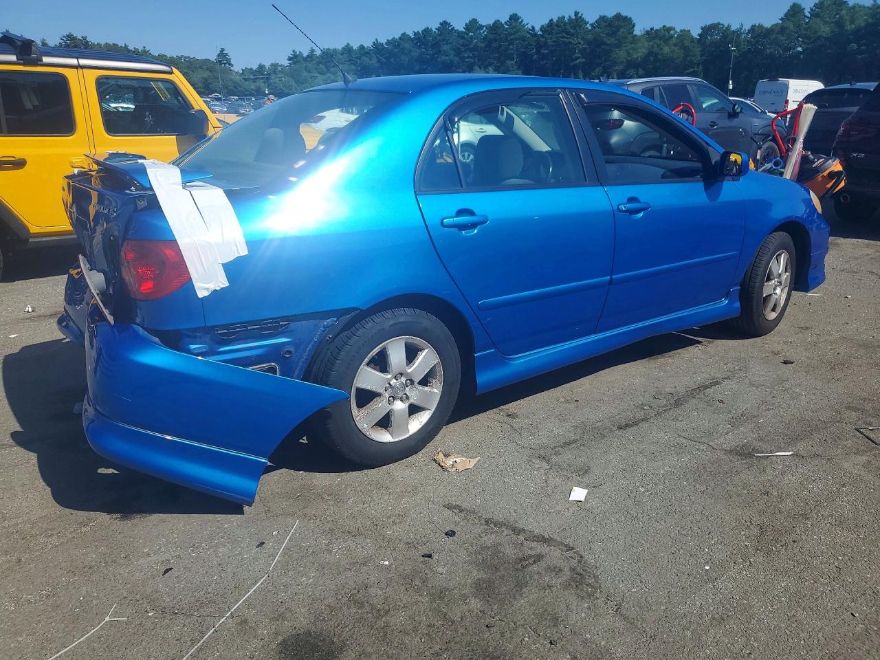 2007 Toyota Corolla S Blue vin: 2T1BR32EX7C846368