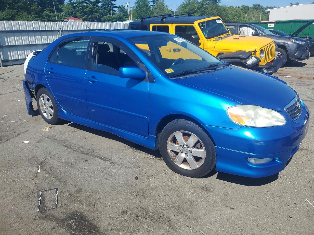 2007 Toyota Corolla S Blue vin: 2T1BR32EX7C846368