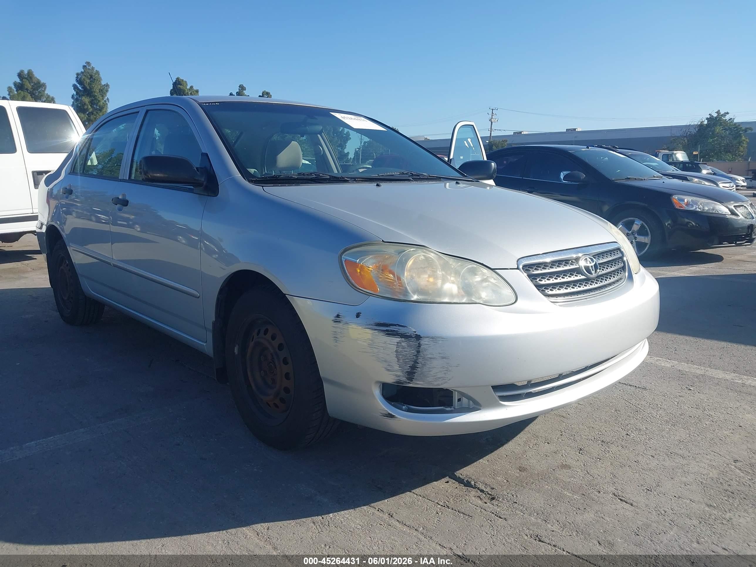 2008 Toyota Corolla Ce Silver vin: 2T1BR32EX8C872079
