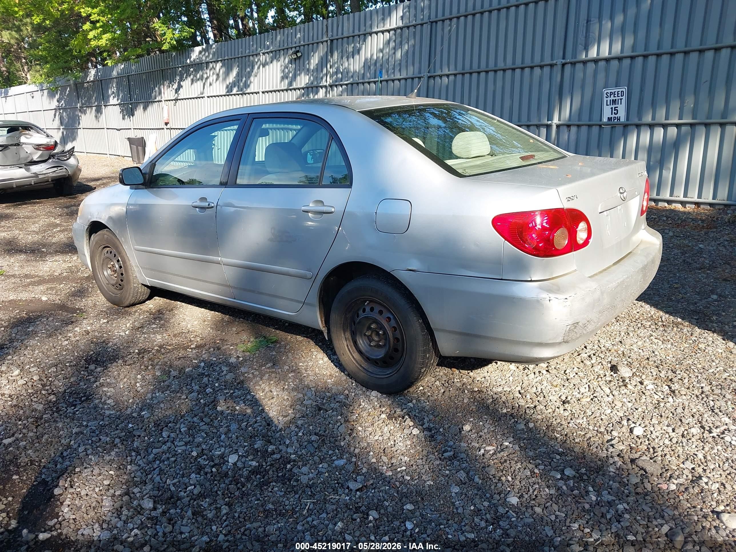 2008 Toyota Corolla Le Silver vin: 2T1BR32EX8C879095