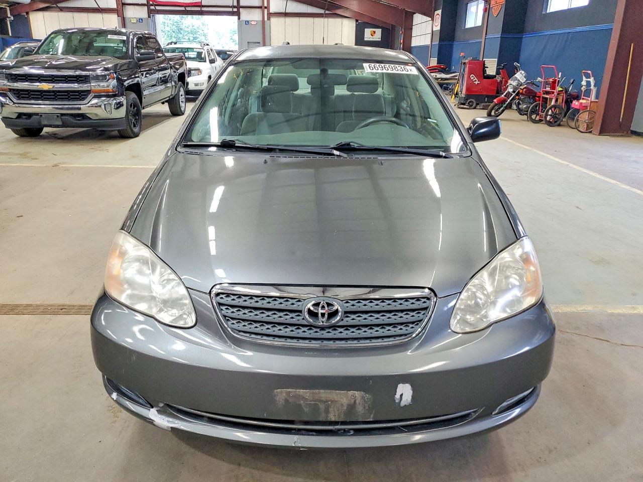2008 Toyota Corolla Ce Gray vin: 2T1BR32EX8C890288