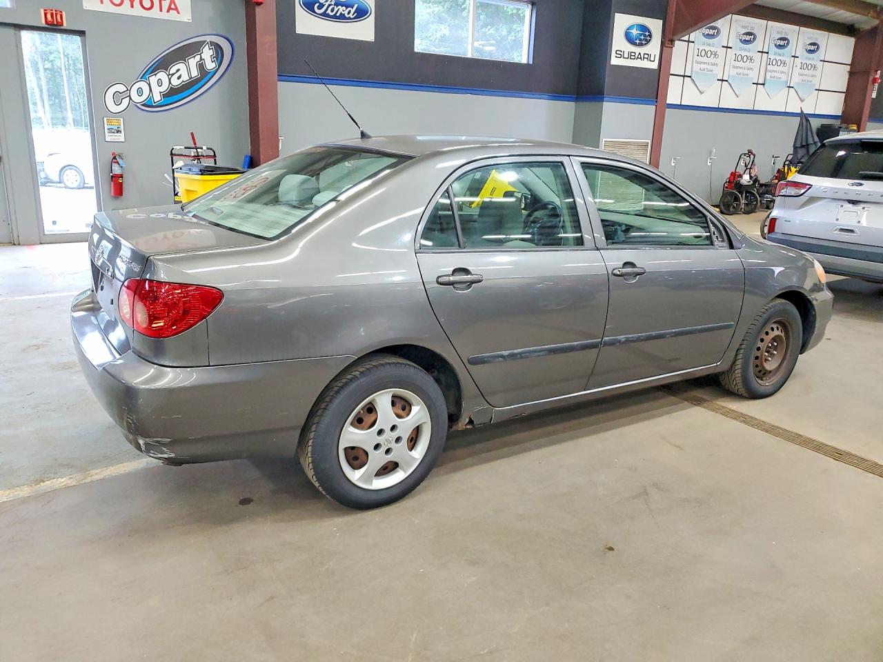 2008 Toyota Corolla Ce Gray vin: 2T1BR32EX8C890288
