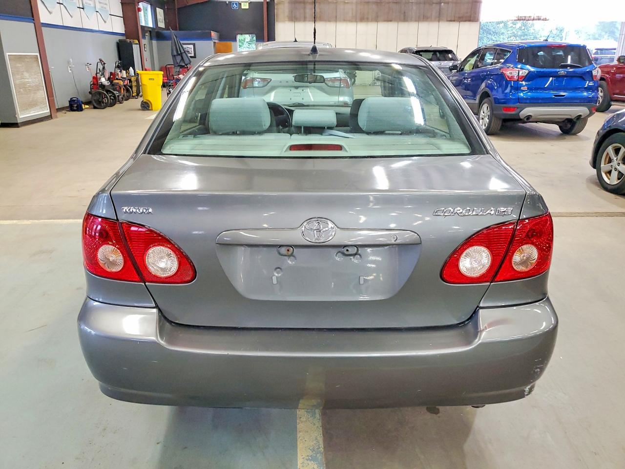 2008 Toyota Corolla Ce Gray vin: 2T1BR32EX8C890288