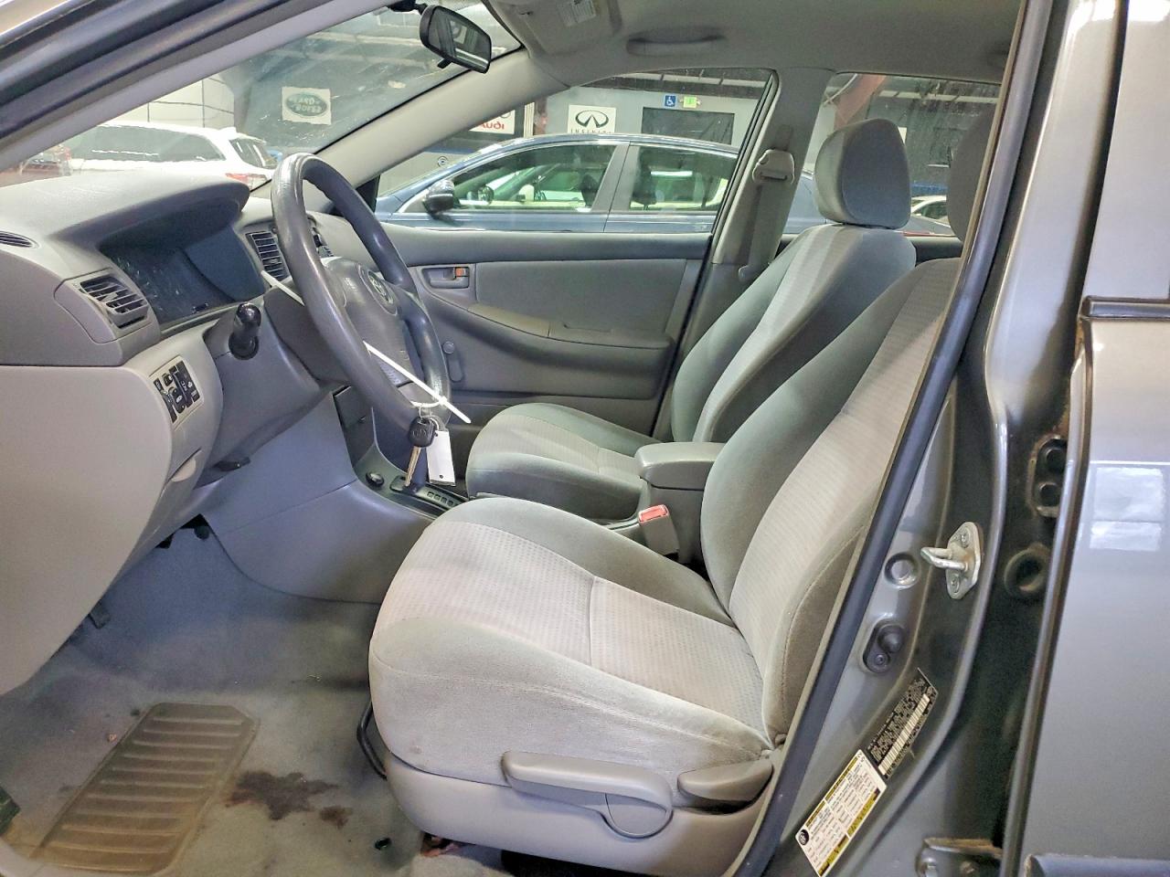 2008 Toyota Corolla Ce Gray vin: 2T1BR32EX8C890288