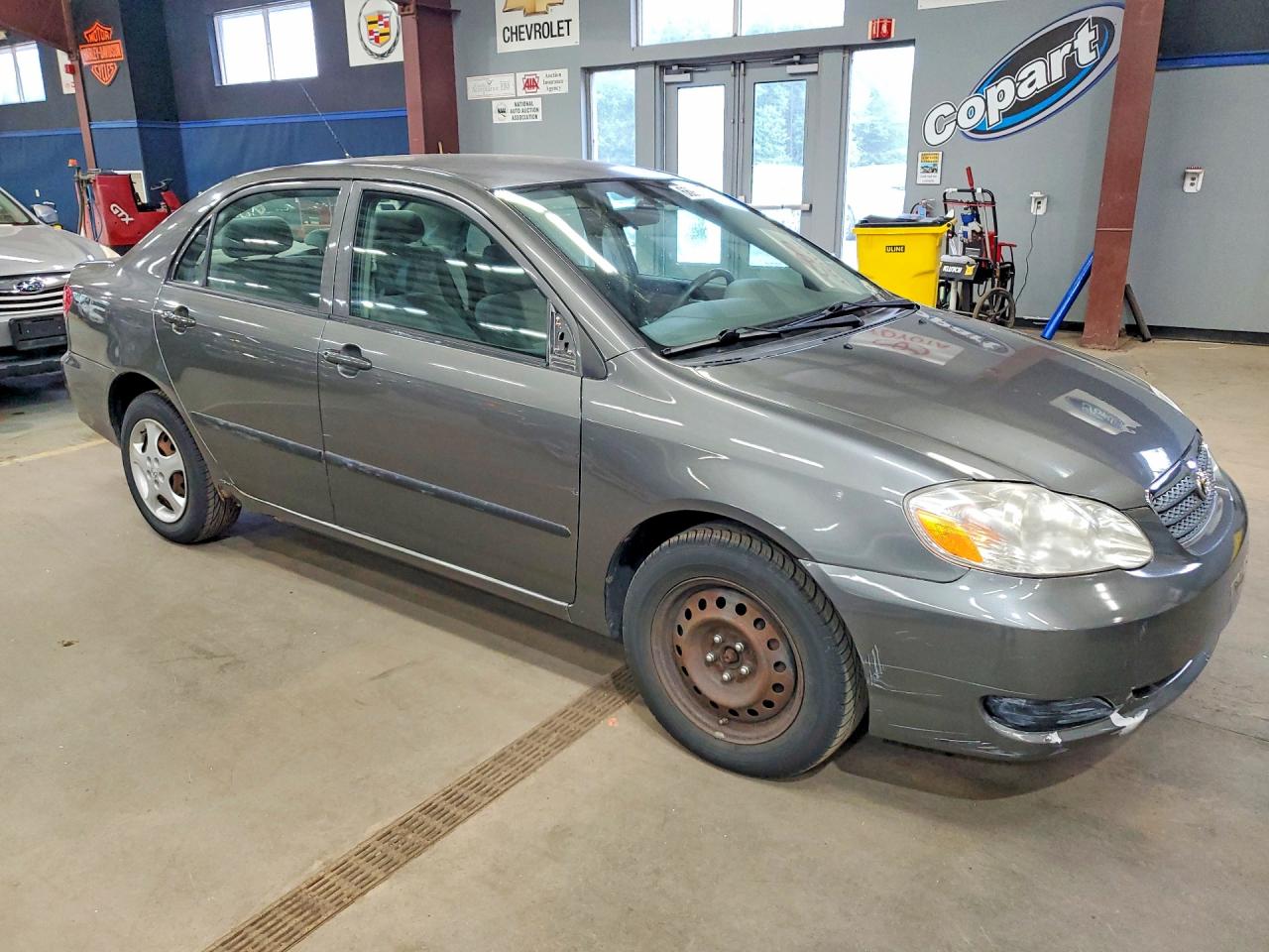 2008 Toyota Corolla Ce Gray vin: 2T1BR32EX8C890288