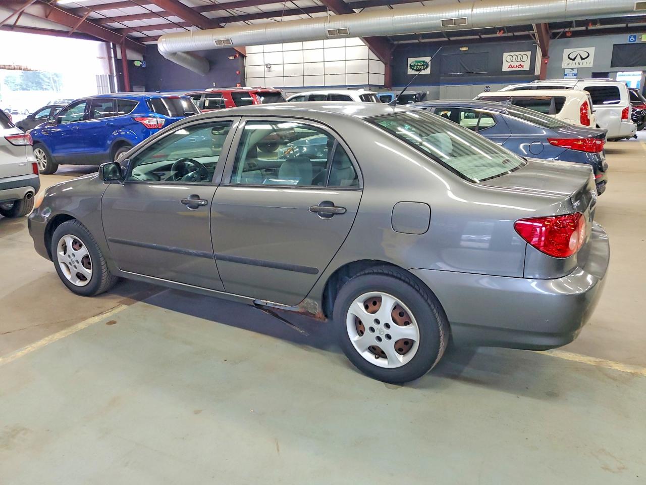 2008 Toyota Corolla Ce Gray vin: 2T1BR32EX8C890288