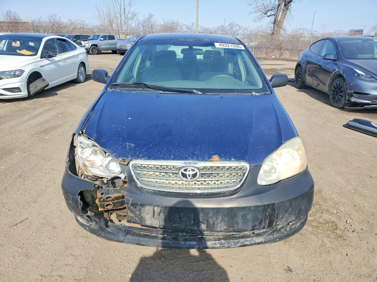 2008 Toyota Corolla Ce Blue vin: 2T1BR32EX8C899461