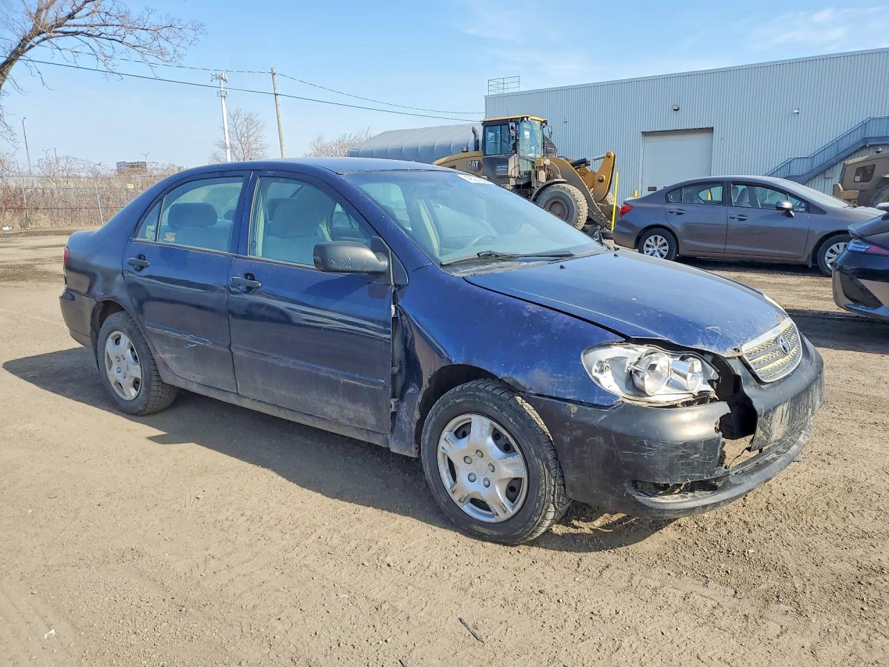2008 Toyota Corolla Ce Blue vin: 2T1BR32EX8C899461