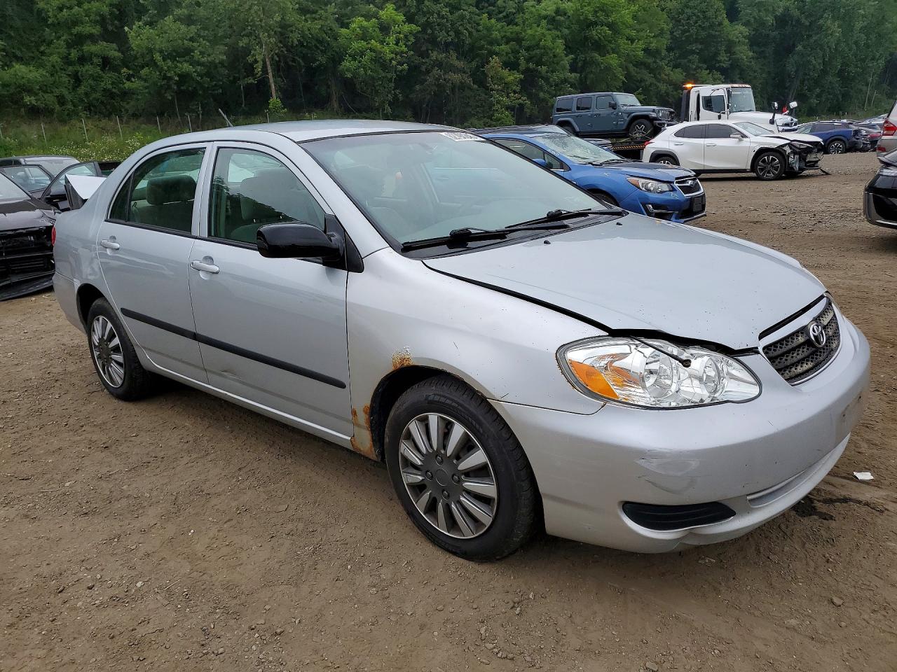 2008 Toyota Corolla Ce Silver vin: 2T1BR32EX8C904044
